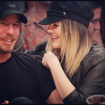 Drew Barrymore in Keith hat