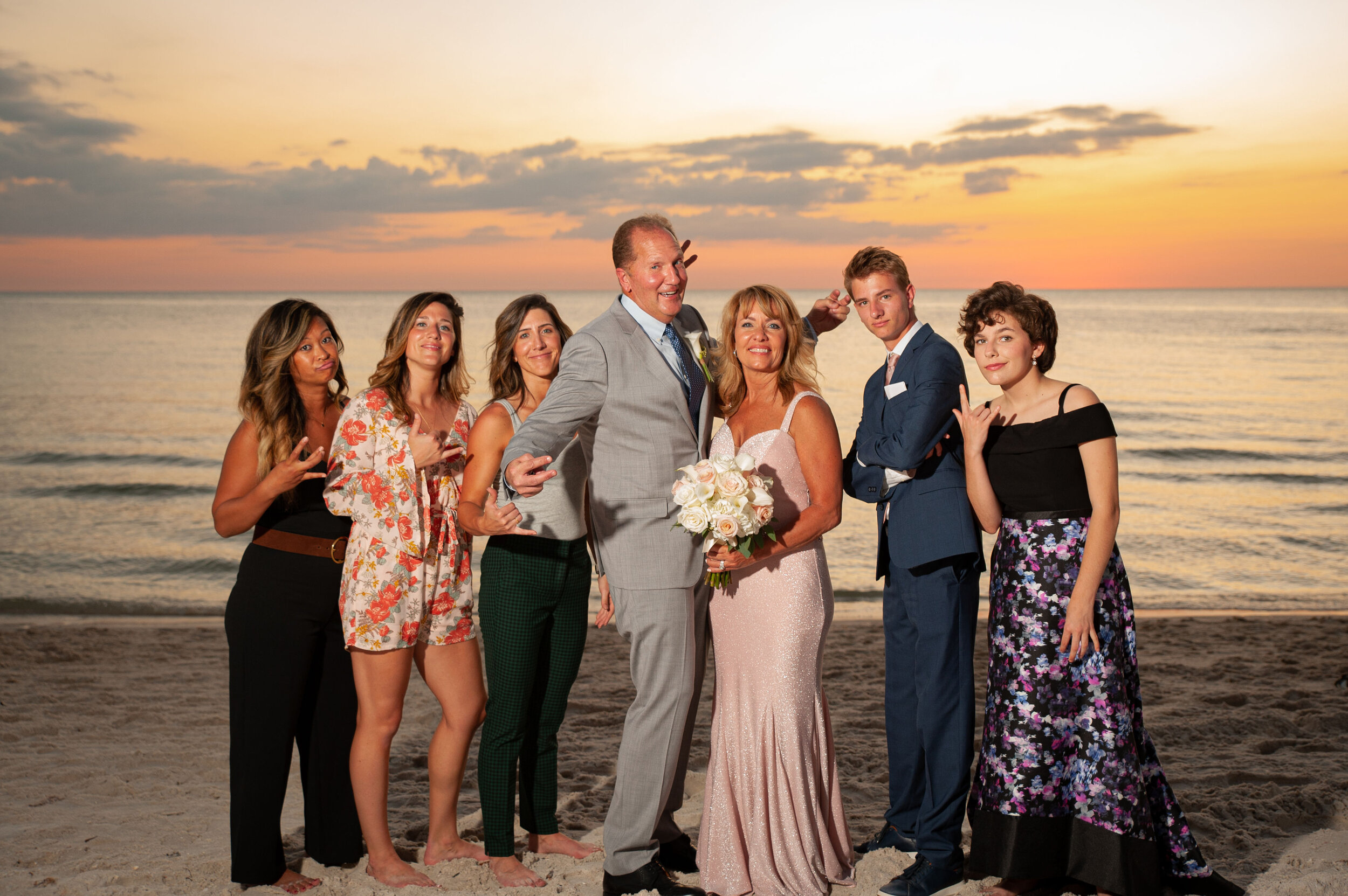 Sunset Wedding Photos