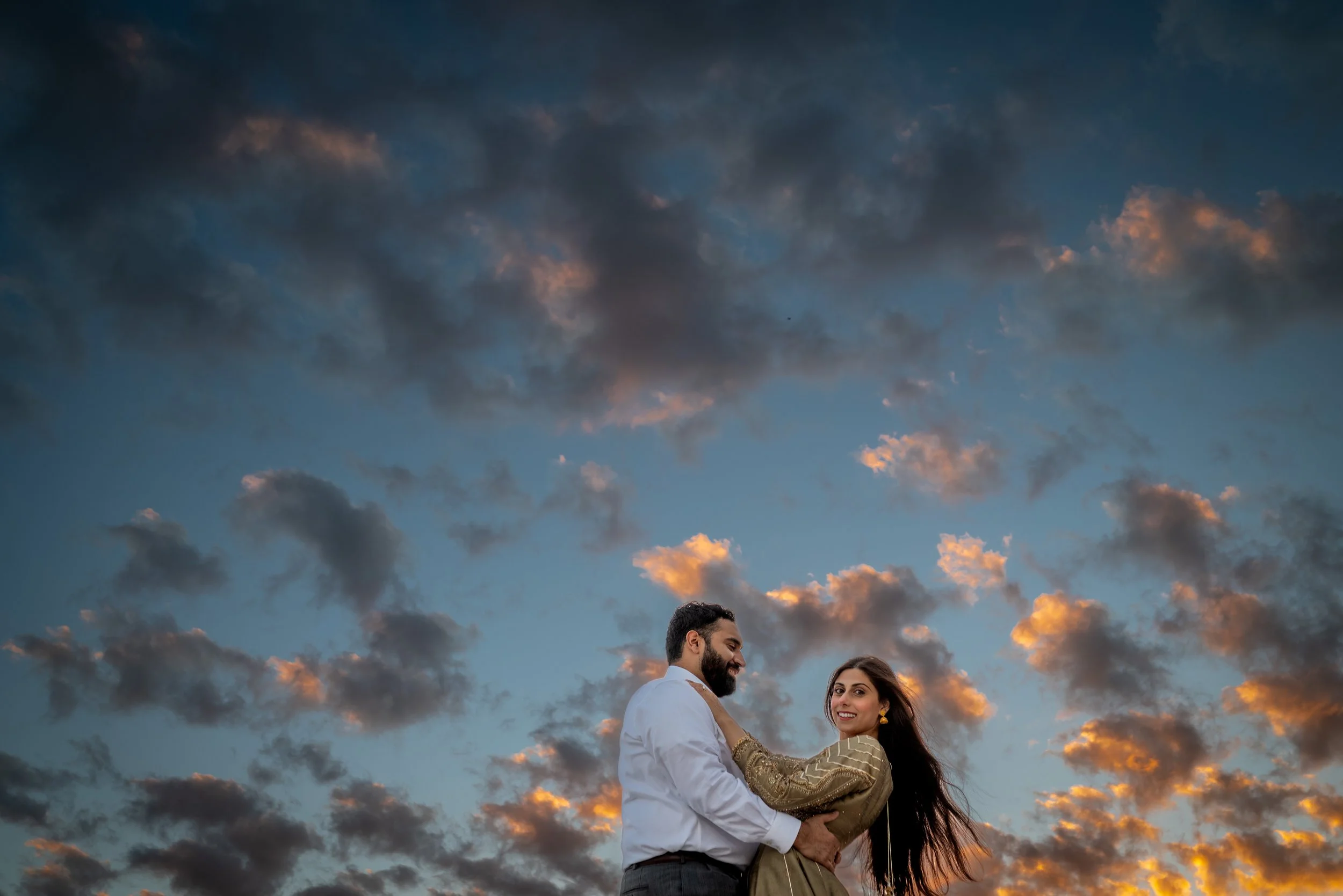Engagement Session at Sunset 