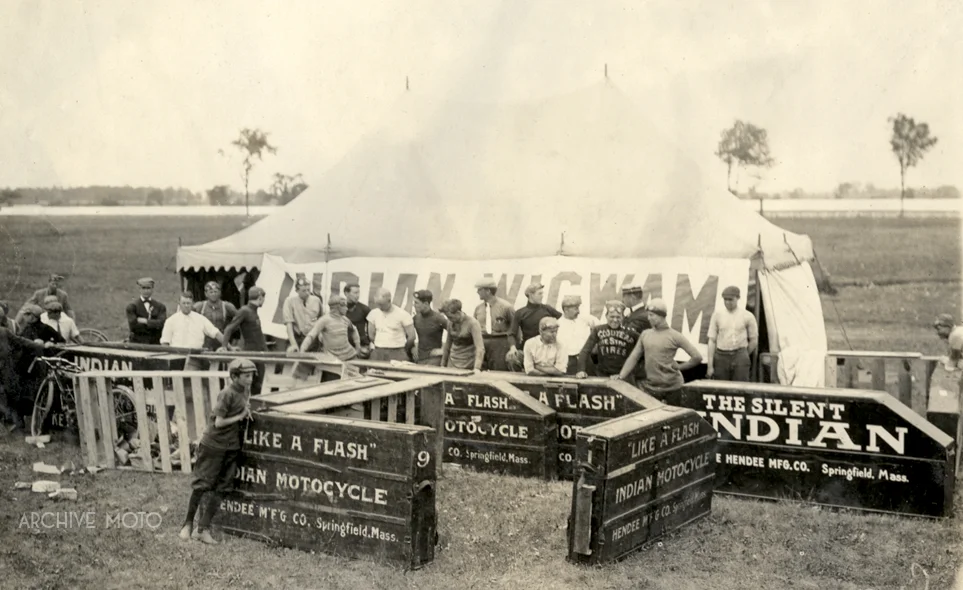 Indian's "WigWam" Basecamp, Ft. Erie 1911