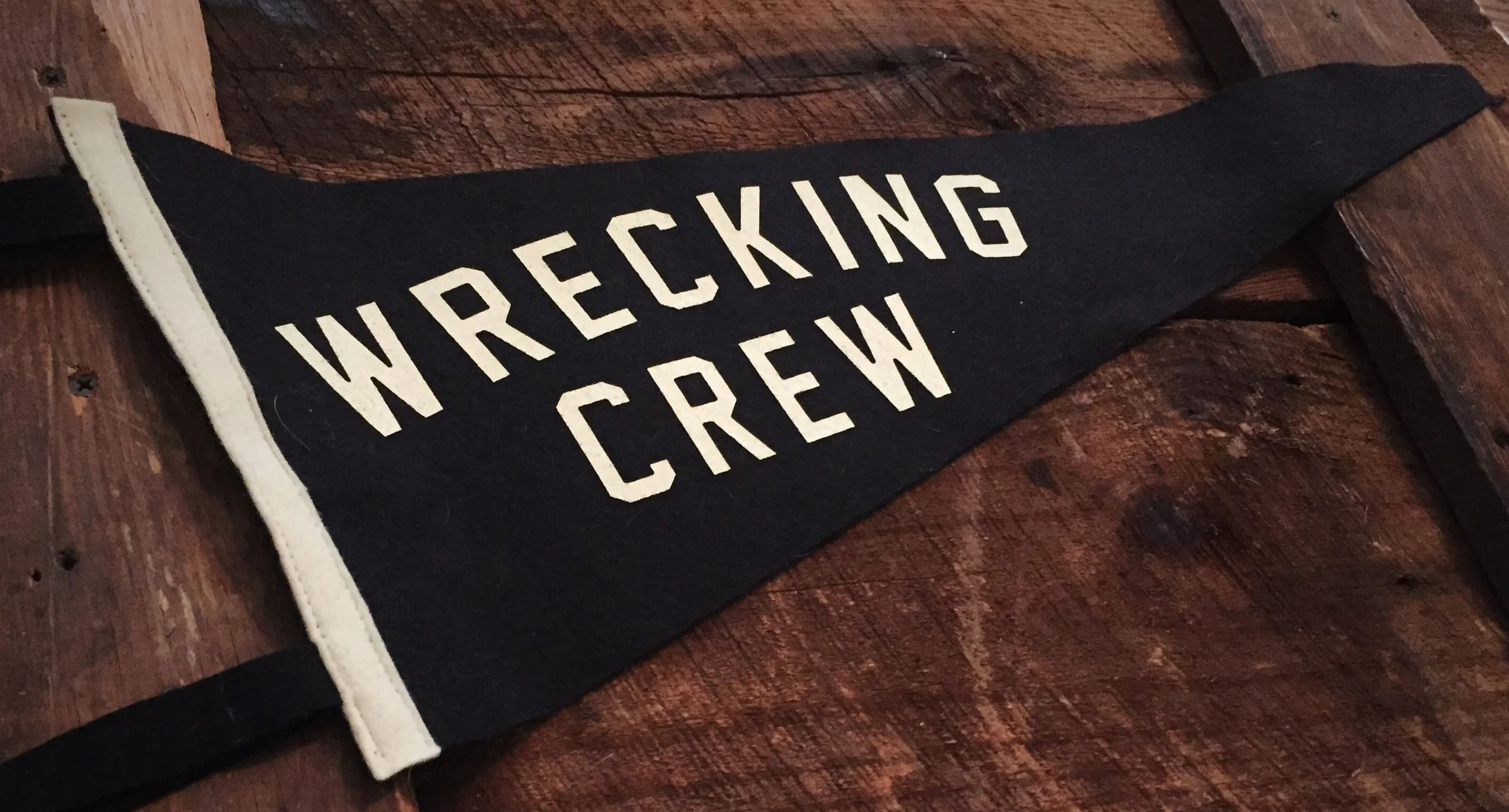 Felt Wrecking Crew Pennant