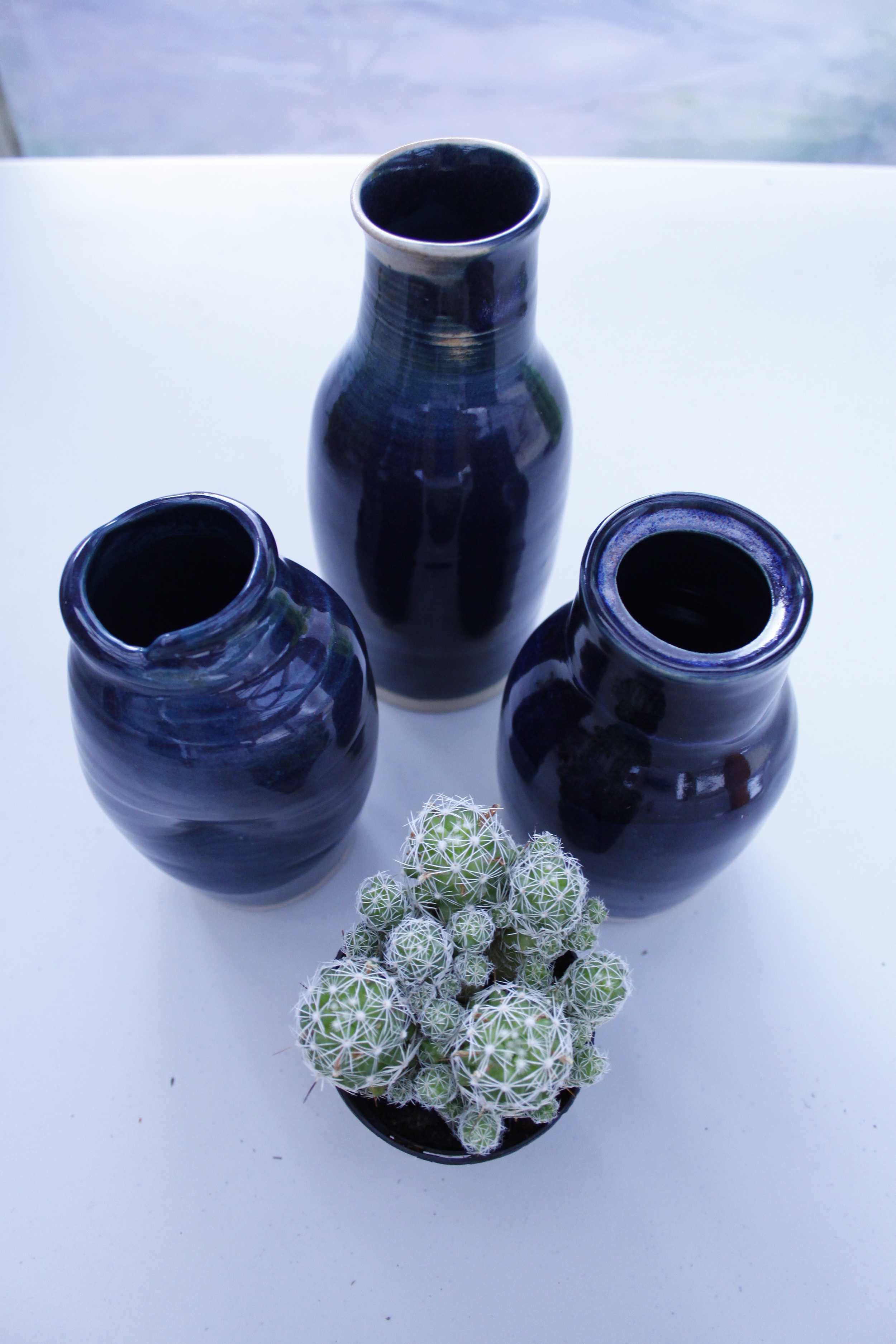 Midnight Trio Bottle Set Stoneware 2014
