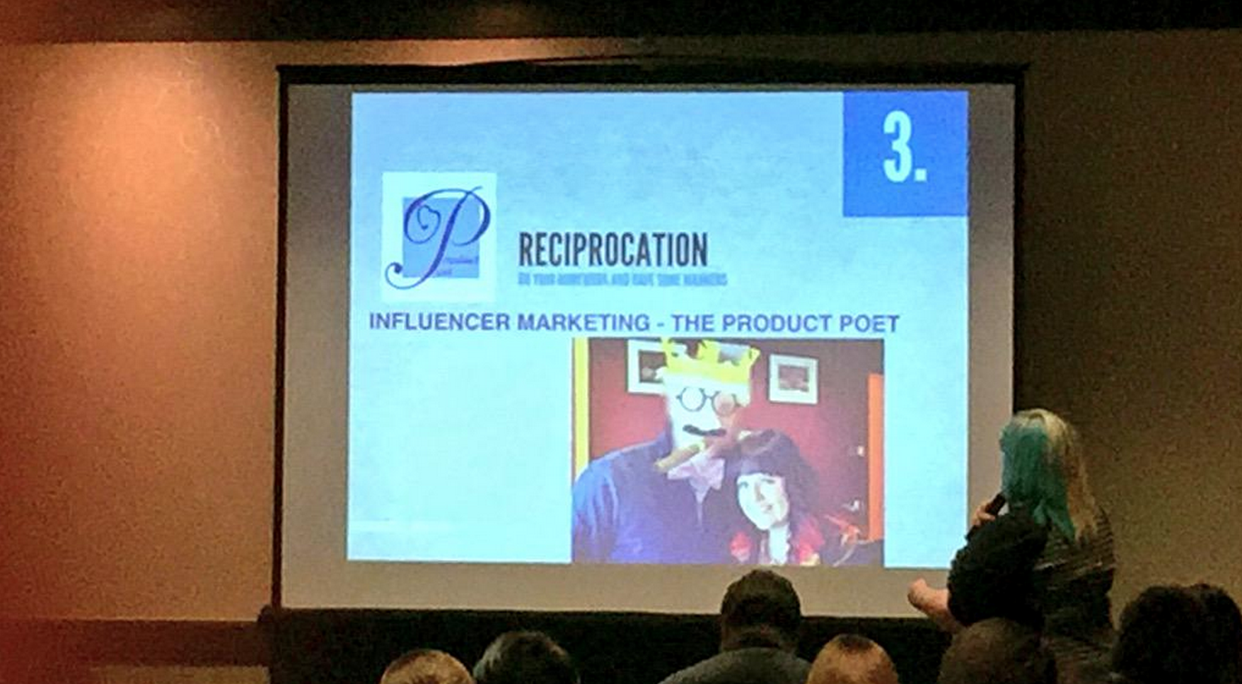Social Content: it's a two way street - was the title of my session. Here I touch on the importance of engaging influencers, not only at the beginning of the process, but as a brand - the value of continuing that relationship with them online. 