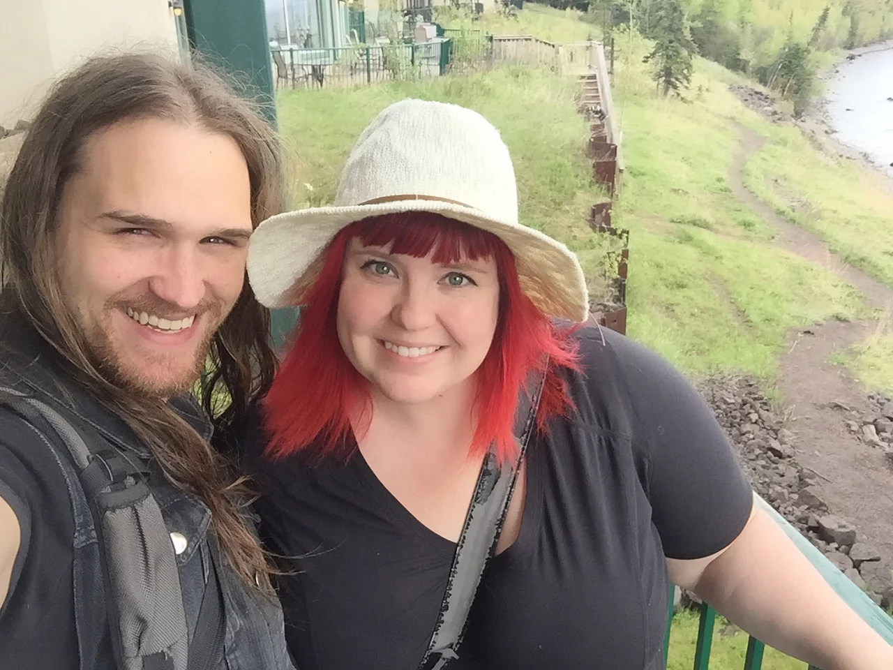 At lake superior with Eric