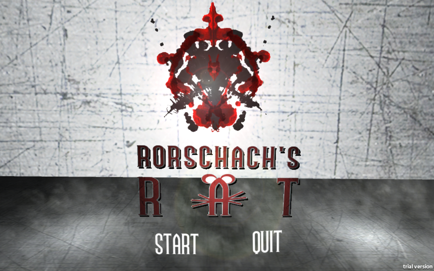 Rorschach's Rat Title Screen