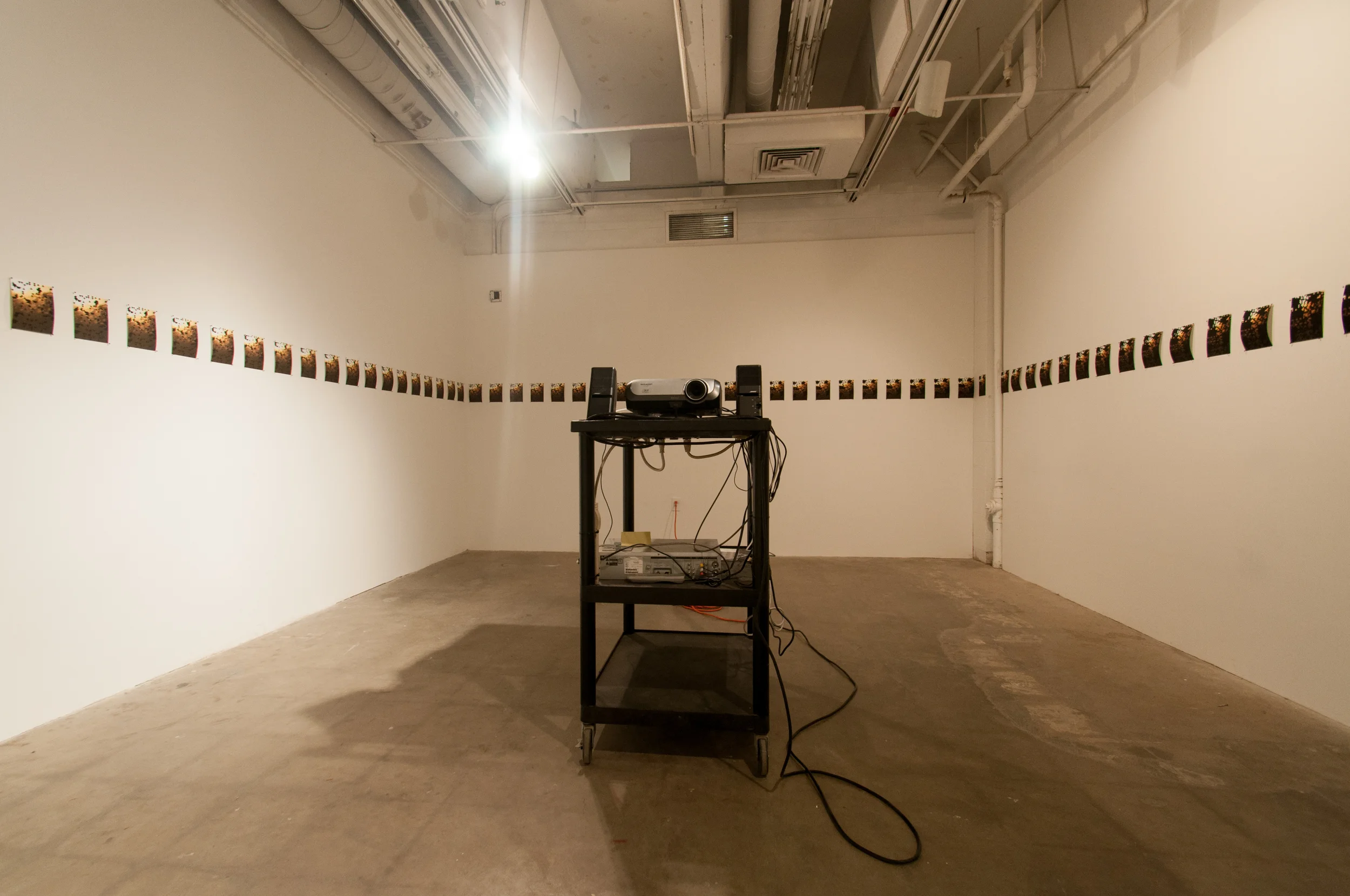 Installation Shot of "Triangle Choices"