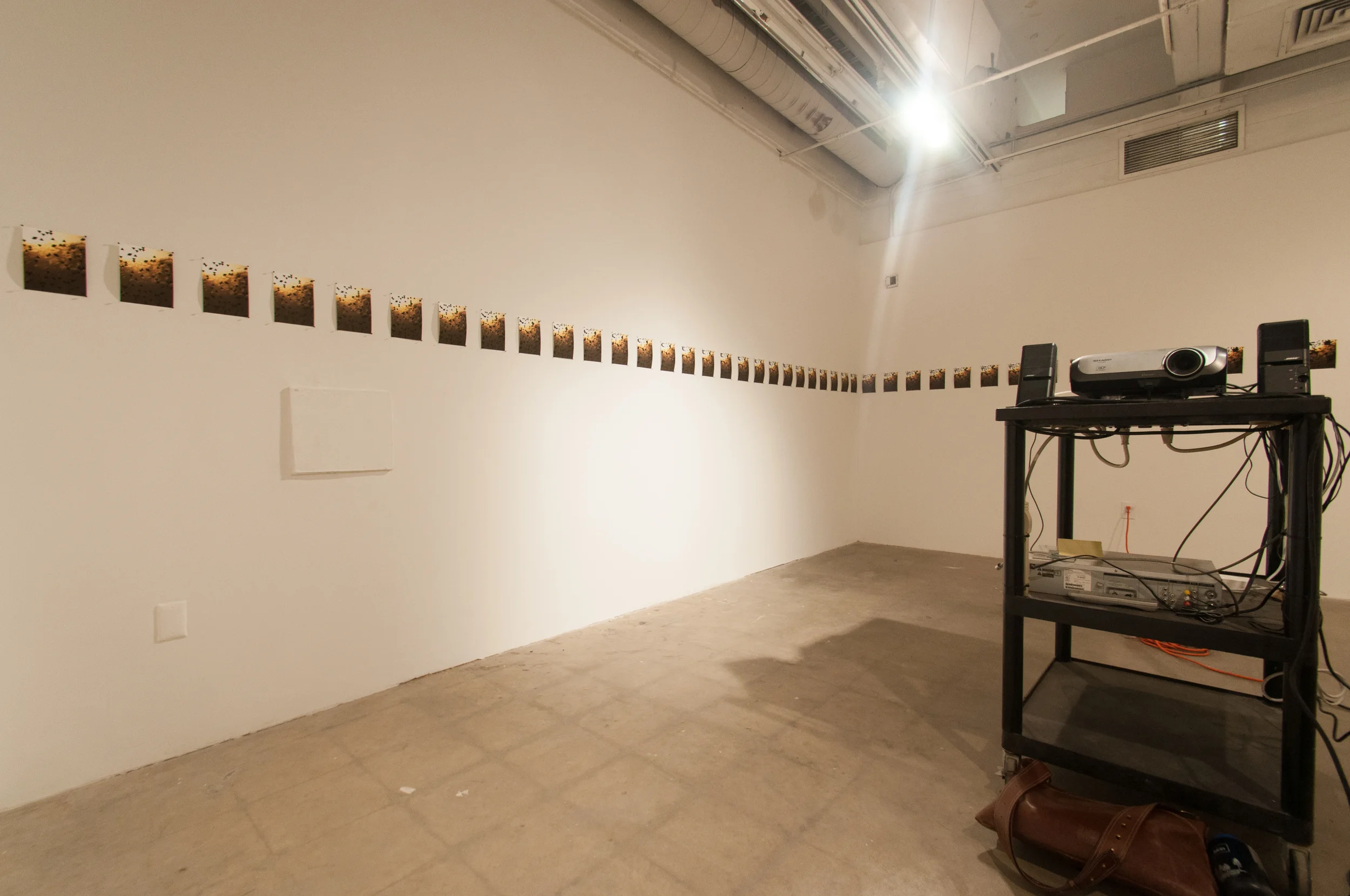 Installation Shot of "Triangle Choices"