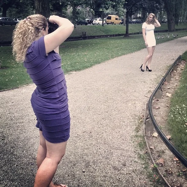 Behind the scene in a photoshoot with beautiful Lisa :-) #photoshoot #holland #netherlands #fashion#photography#europe (at Dordrech, Holland)