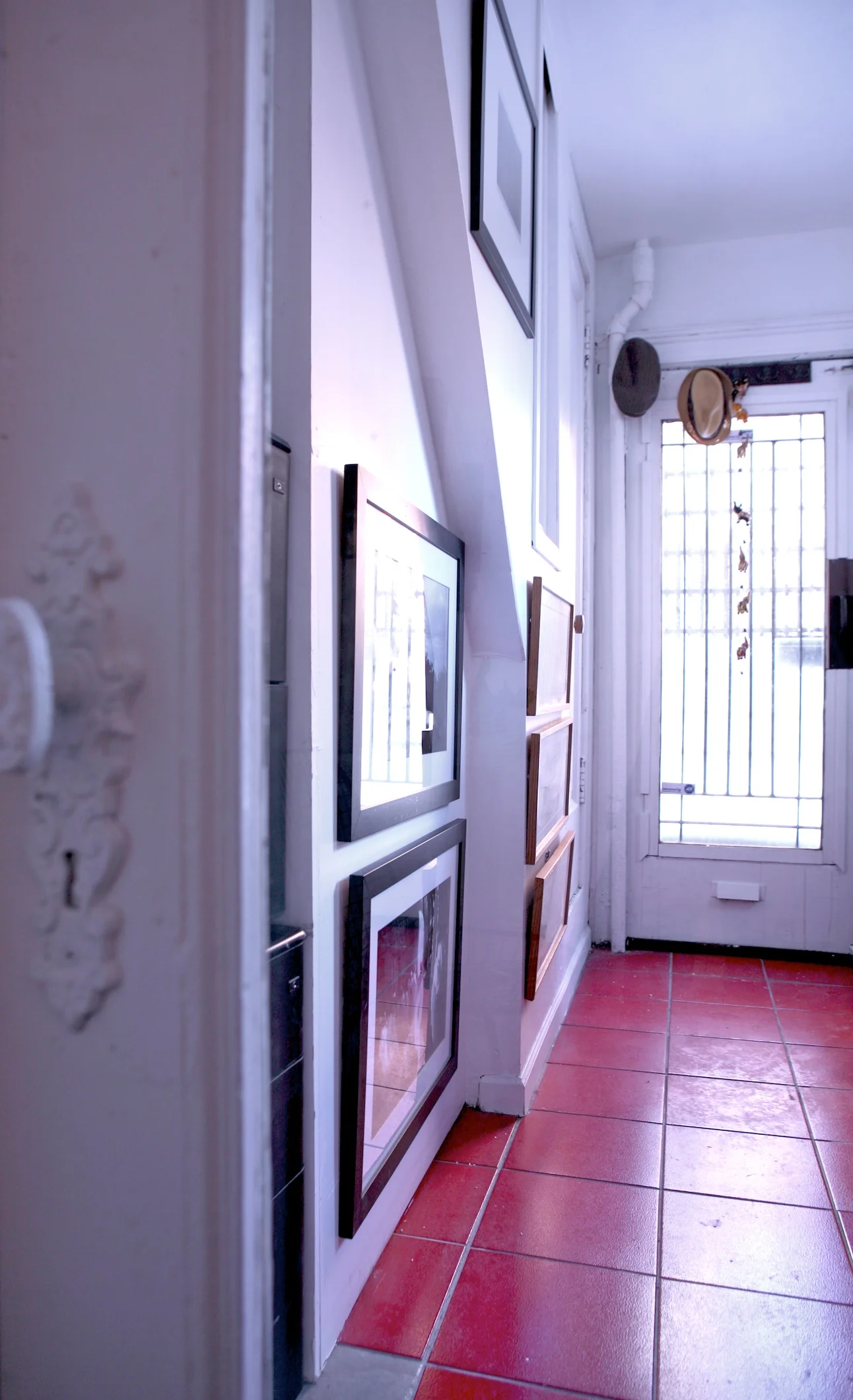 "Brooklyn brownstone interior design project: kitchen renovation. Eclectic rustic white interior."