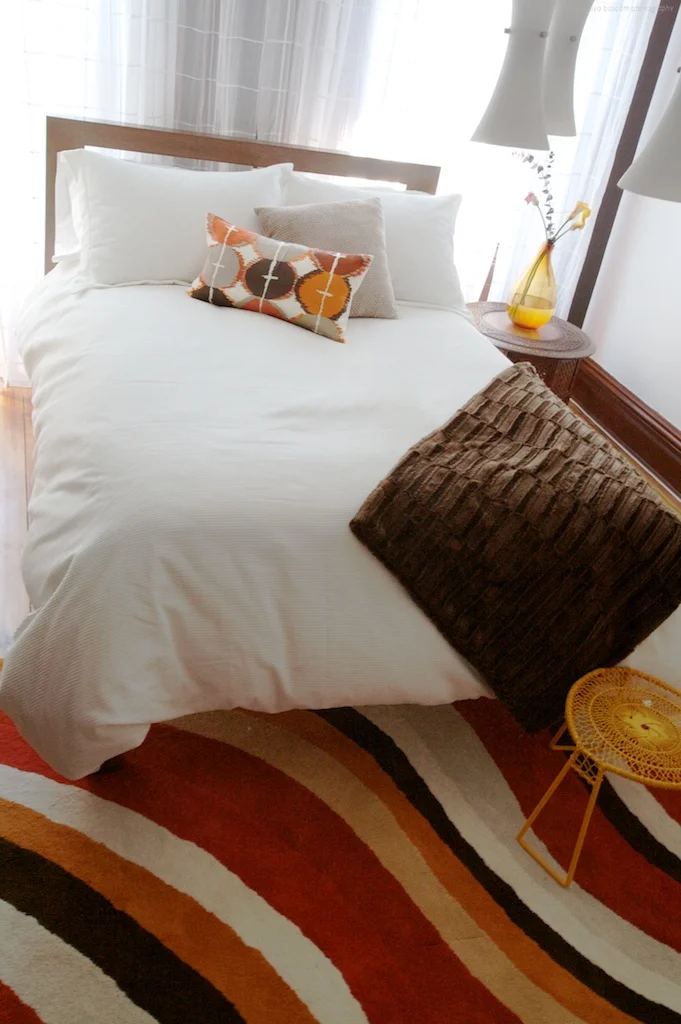 "Brooklyn brownstone interior design project: guest bedroom decor"