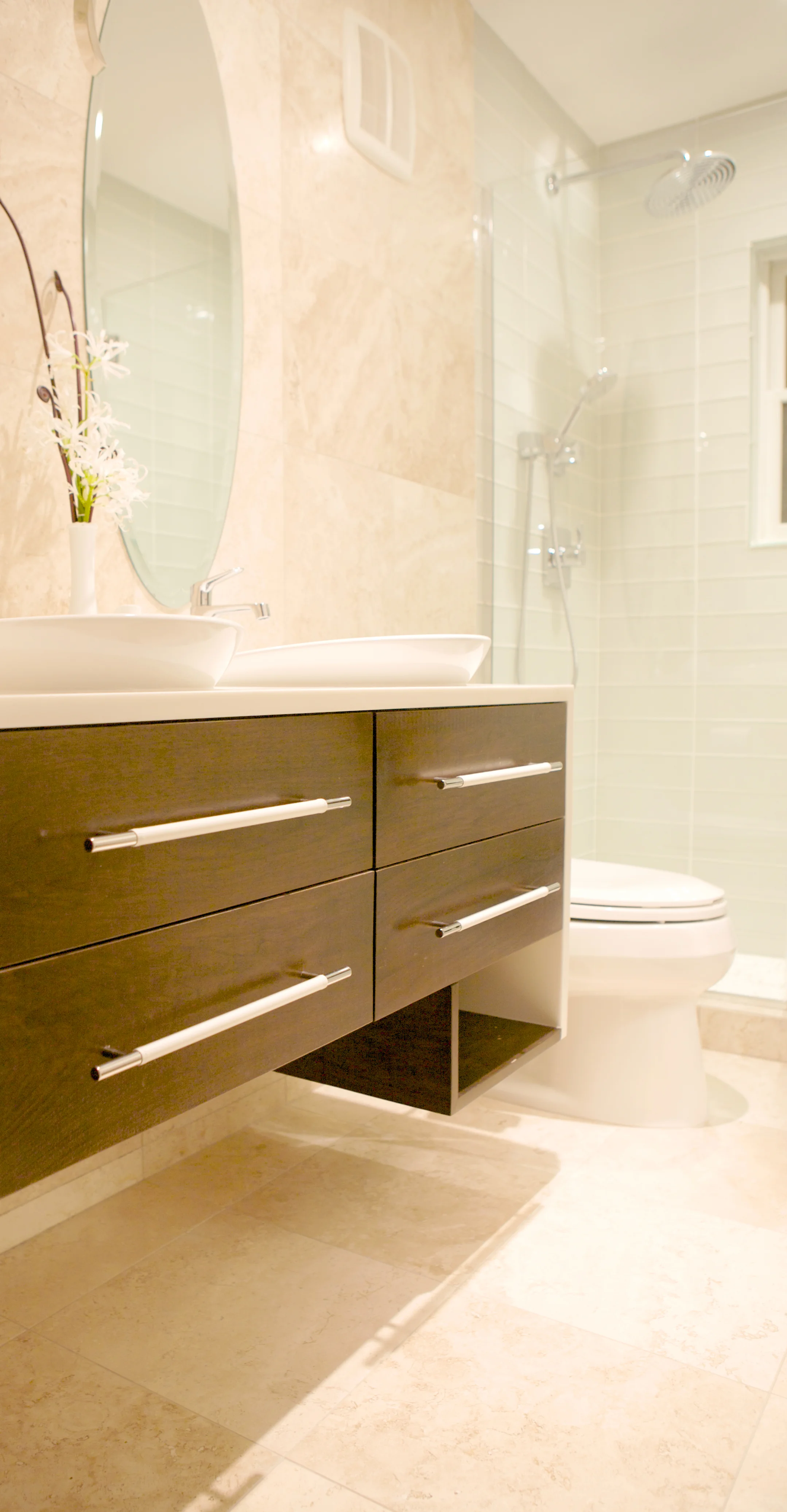 "Brooklyn interior design project: master bathroom renovation" 