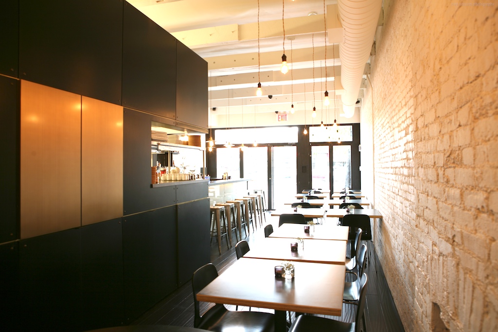 "Brooklyn restaurant design project: interior renovation and facade design"