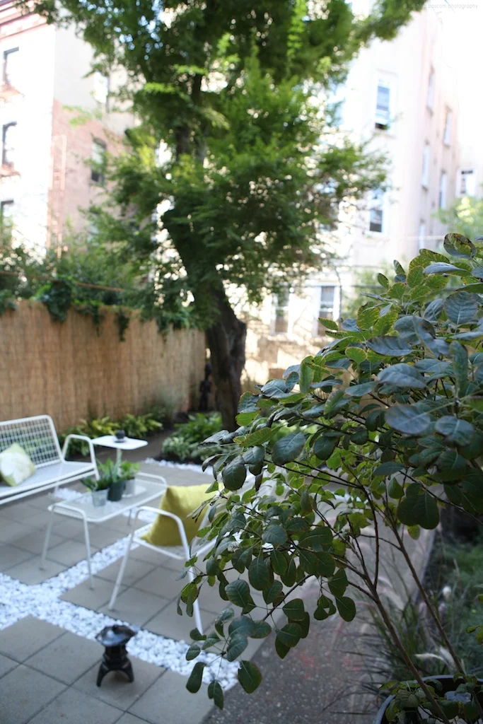 "Brooklyn landscape project with stone paver design"