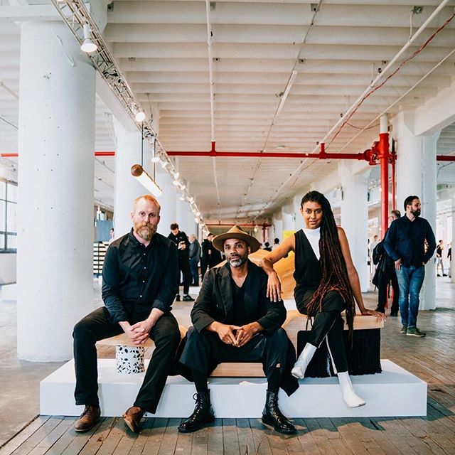 THE DESIGNERS: Creating an object without a client agenda or site specificity, solely for public consumption and appraisal was an intriguing experience. An experience made all the better via a successful collaboration with Mat of @bellboynewyork 👊🏾