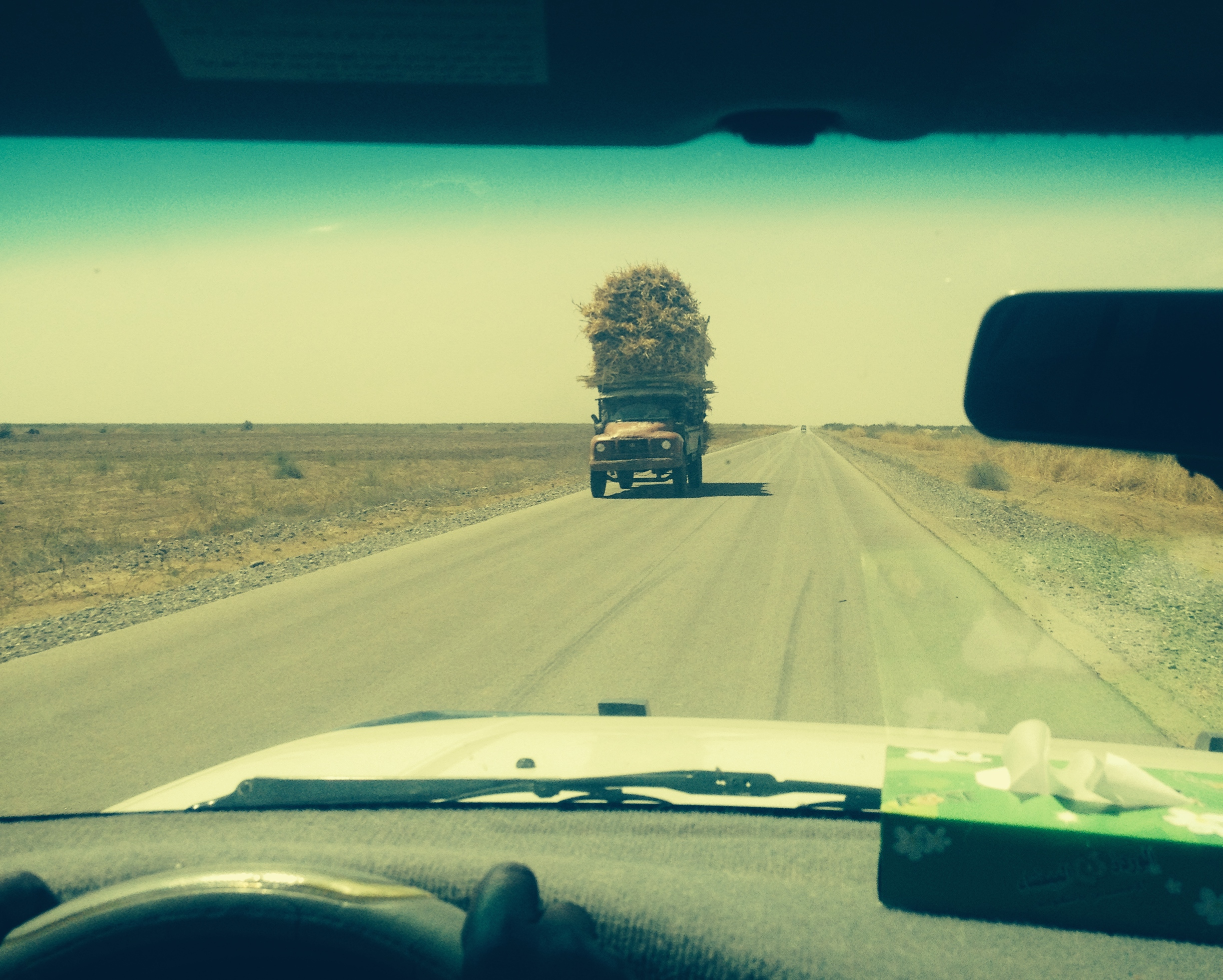The road to Kassala from Khartoum