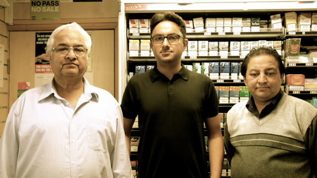Sathnam and the Virdee Brothers in Stourbridge