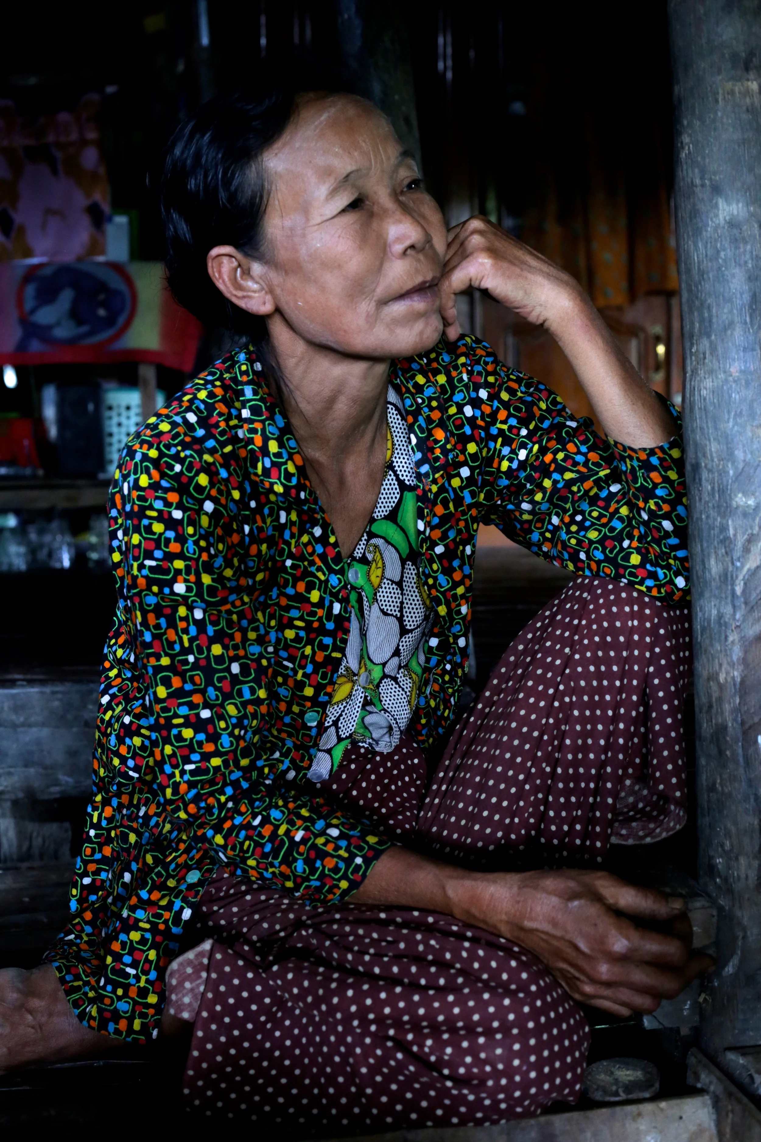 Grandmother, Mother and Cafe Owner