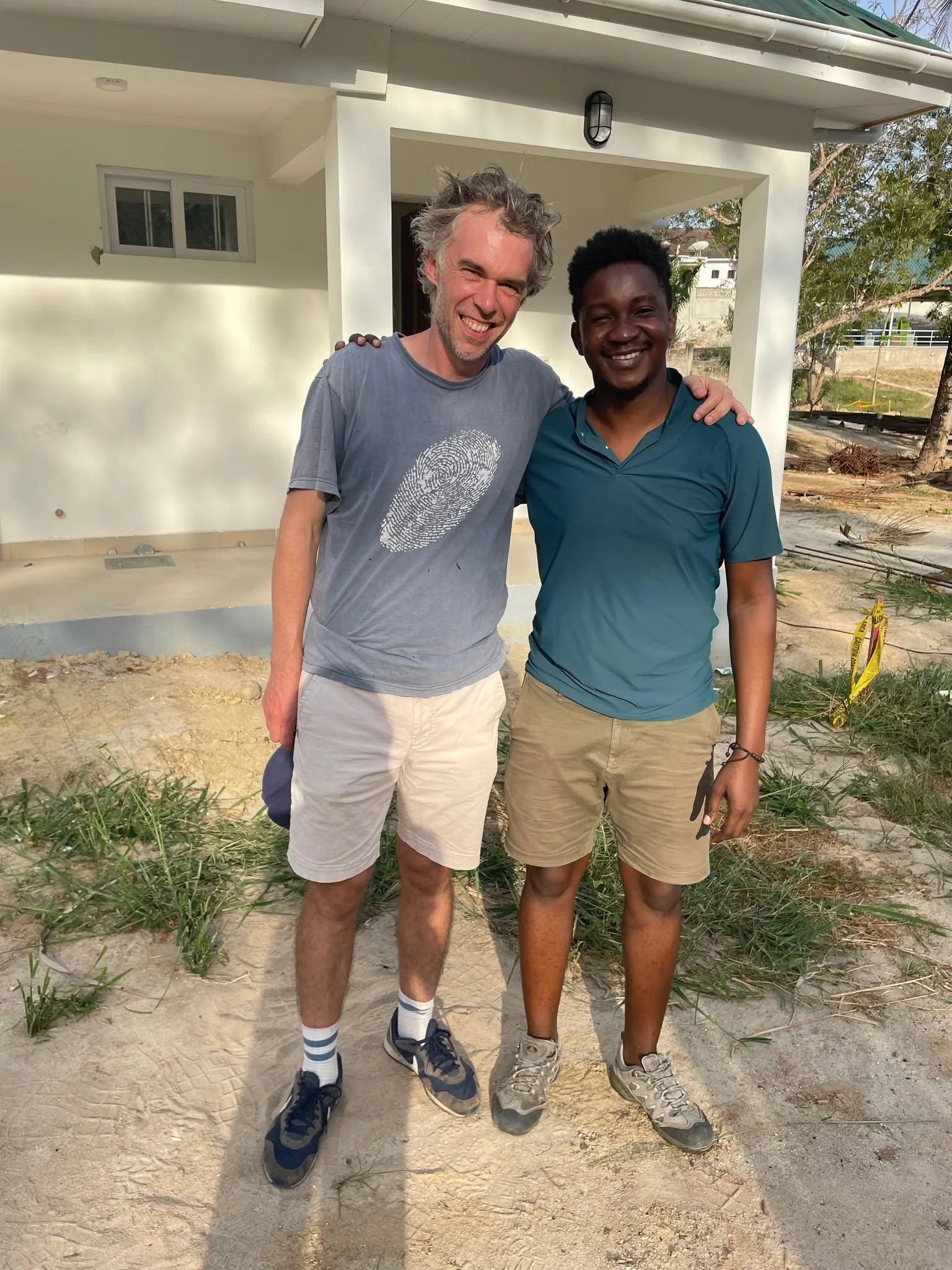 Jeremy working with Frank Papushka two years ago in Tanzania. Frank is a highly accomplished director and I'm lucky to have him on the Sketch team once again. #daressalam #tanzania #filmproduction #corporatefilm #filmproductioncompany #documentary