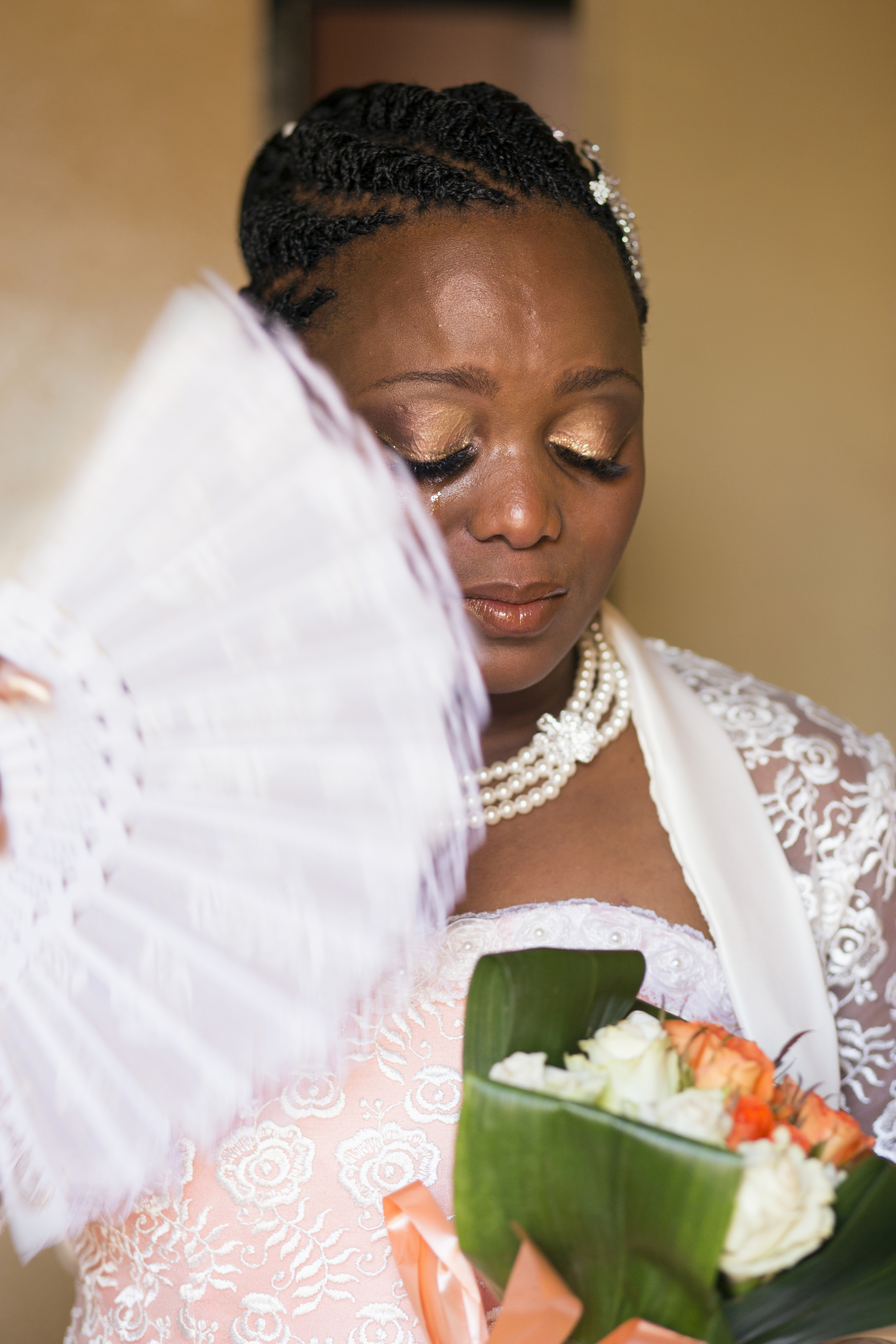 Ayanda Moremi on her wedding day. Kwanele South, Katlehong, 9 November 2013.JPG
