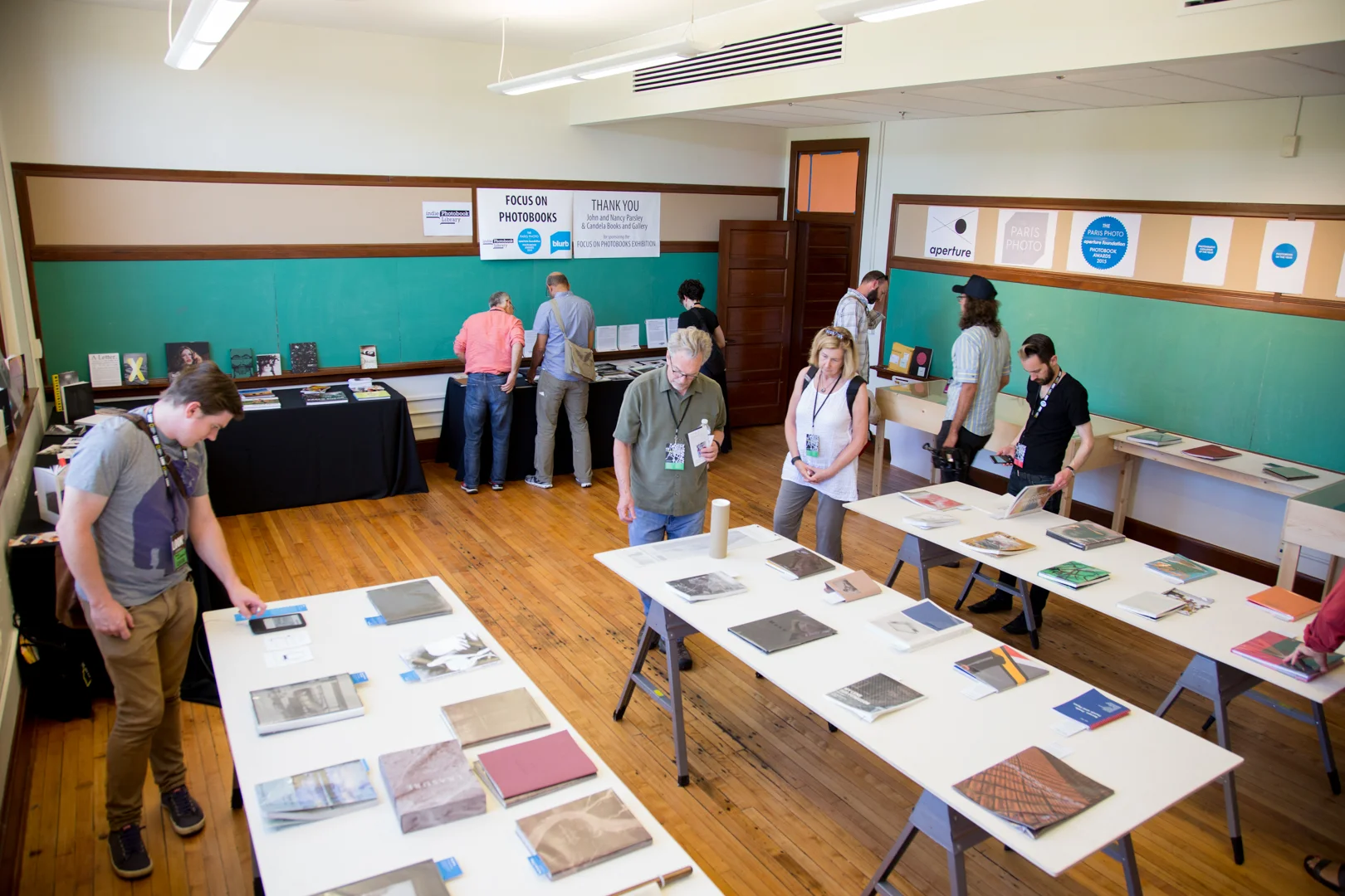 Focus on Photobooks exhibit at the Jefferson School African American Heritage Center. Photo © Brian Lewis