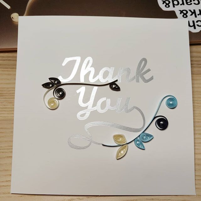 Last minute order of a thank you card for an amazing 90-year-old! Wish I had more time to work on it, but glad I could help my client show her gratitude π
#quilling #papercraft #ilovepaper #ireland #arteempapel #papel #art #crafts #irishcraft #silho