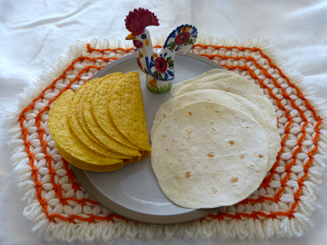 Popular commercial tortillas. Photo by Sue Van Slooten