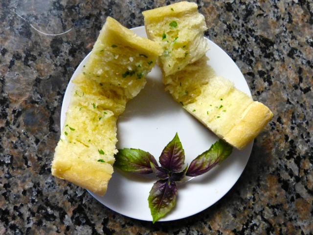 Naughty Garlic Bread. Photo by Sue Van Slooten