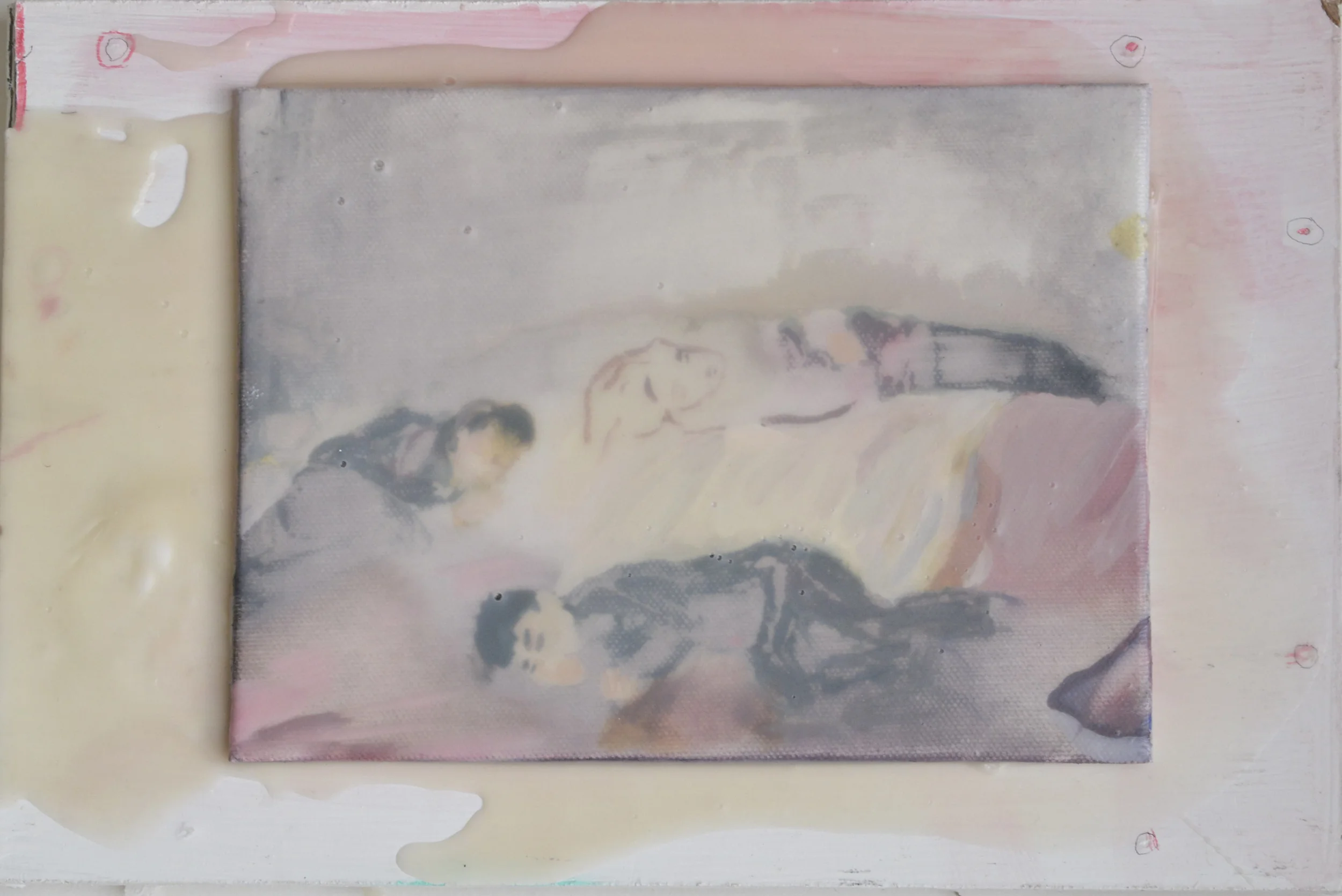  Mixed media on board  30 x 20 cm 