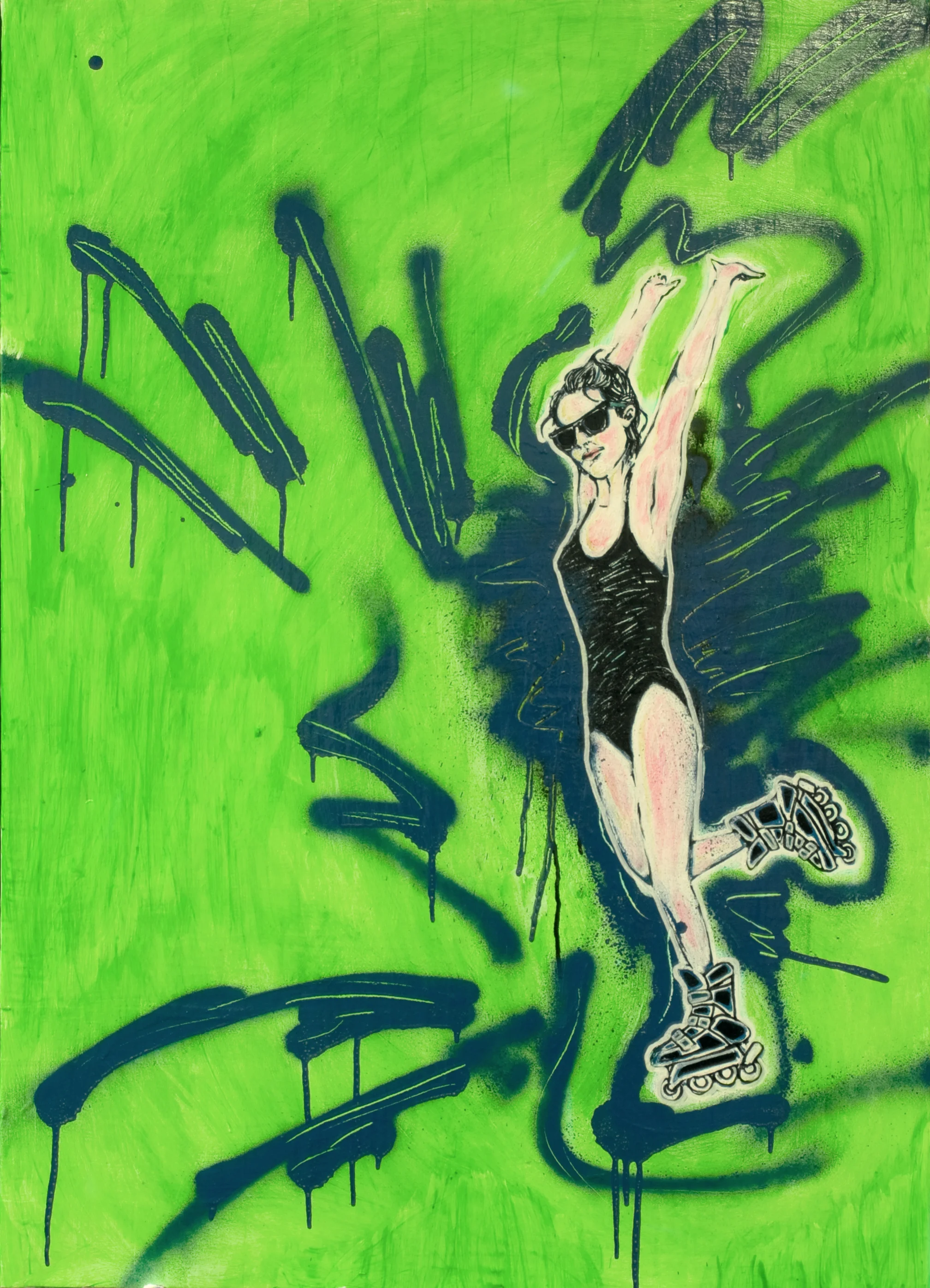 Rollerblading Babe