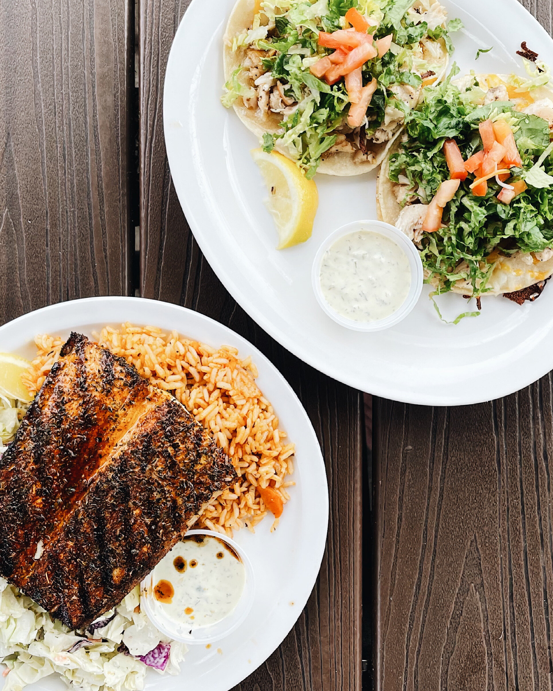 Cajun Mahi and Fish Tacos @ Paia Fish Market • Maui, HI