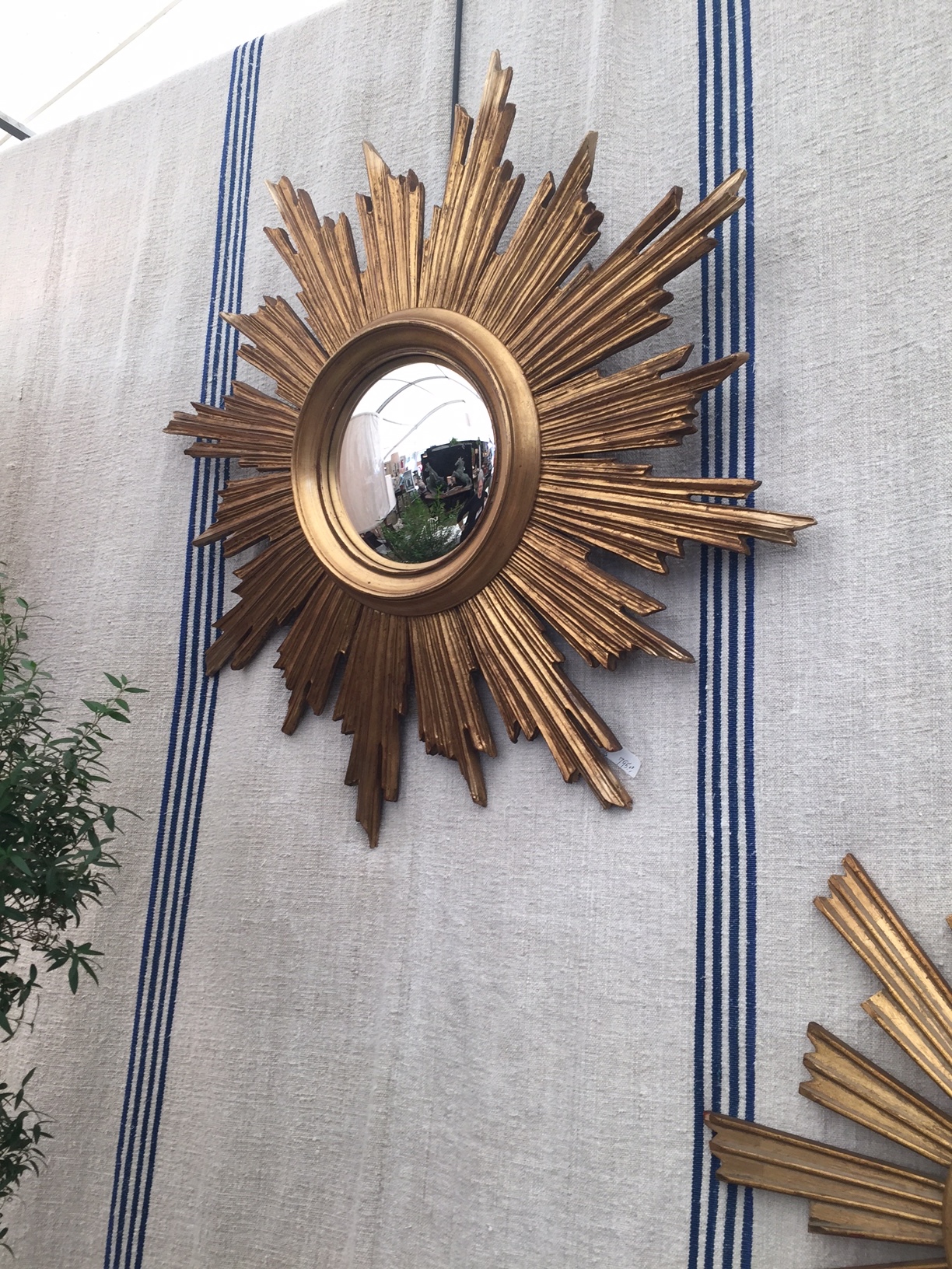 Brought some sunburst mirrors back with me. Could this be the right mirror for you? Large mirror and small mirror available at www.tiffanyfarhadesign.com/shop/