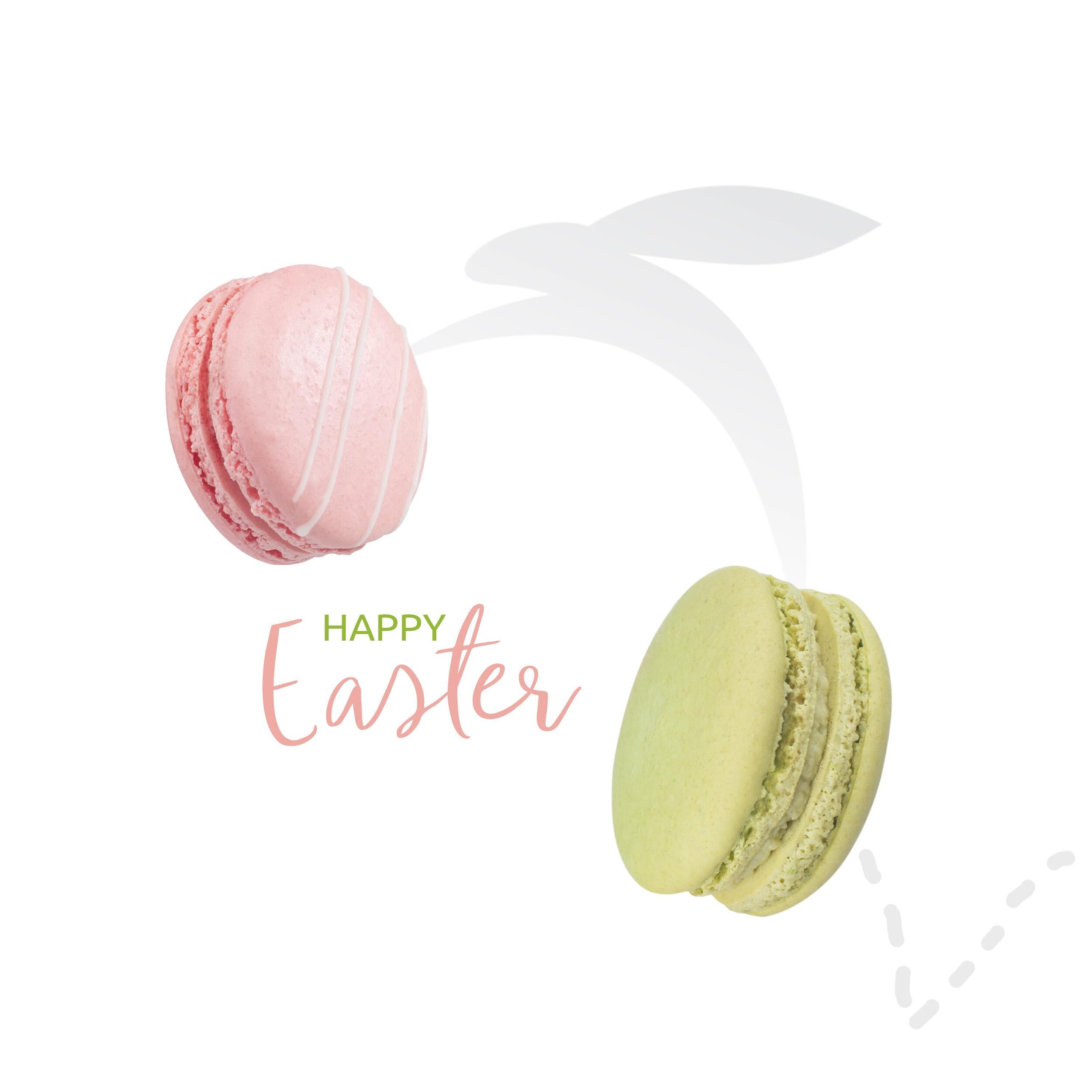 Wishing all a peaceful and joyous Easter. We&rsquo;re open today for your last minute macaron needs!

#macaronbar #easter #macarons