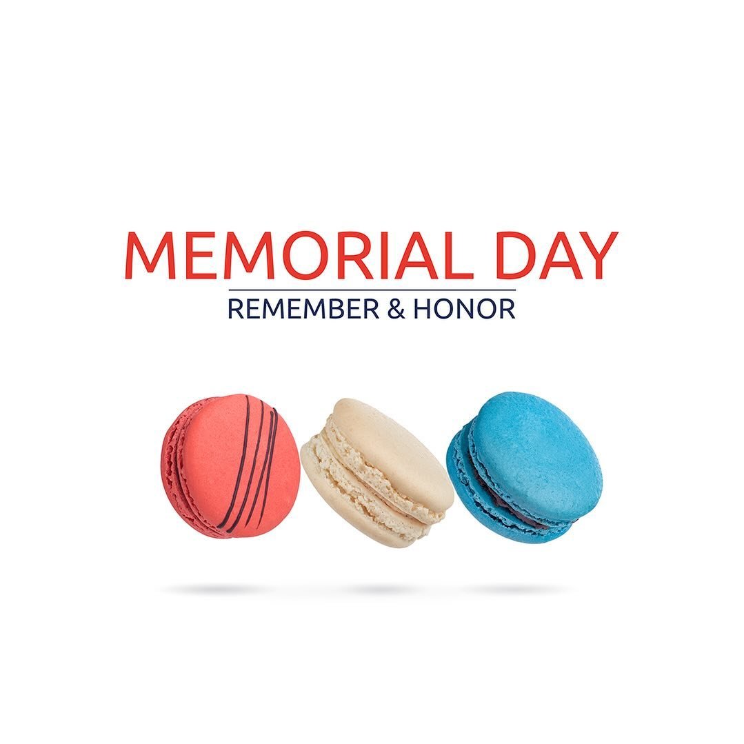 Wising everyone a meaningful Memorial Day, and a happy unofficial start to summer! Be sure to stop by and pickup macarons for all your summer celebrations 🇺🇸

#macaronbar #memorialday #macarons
