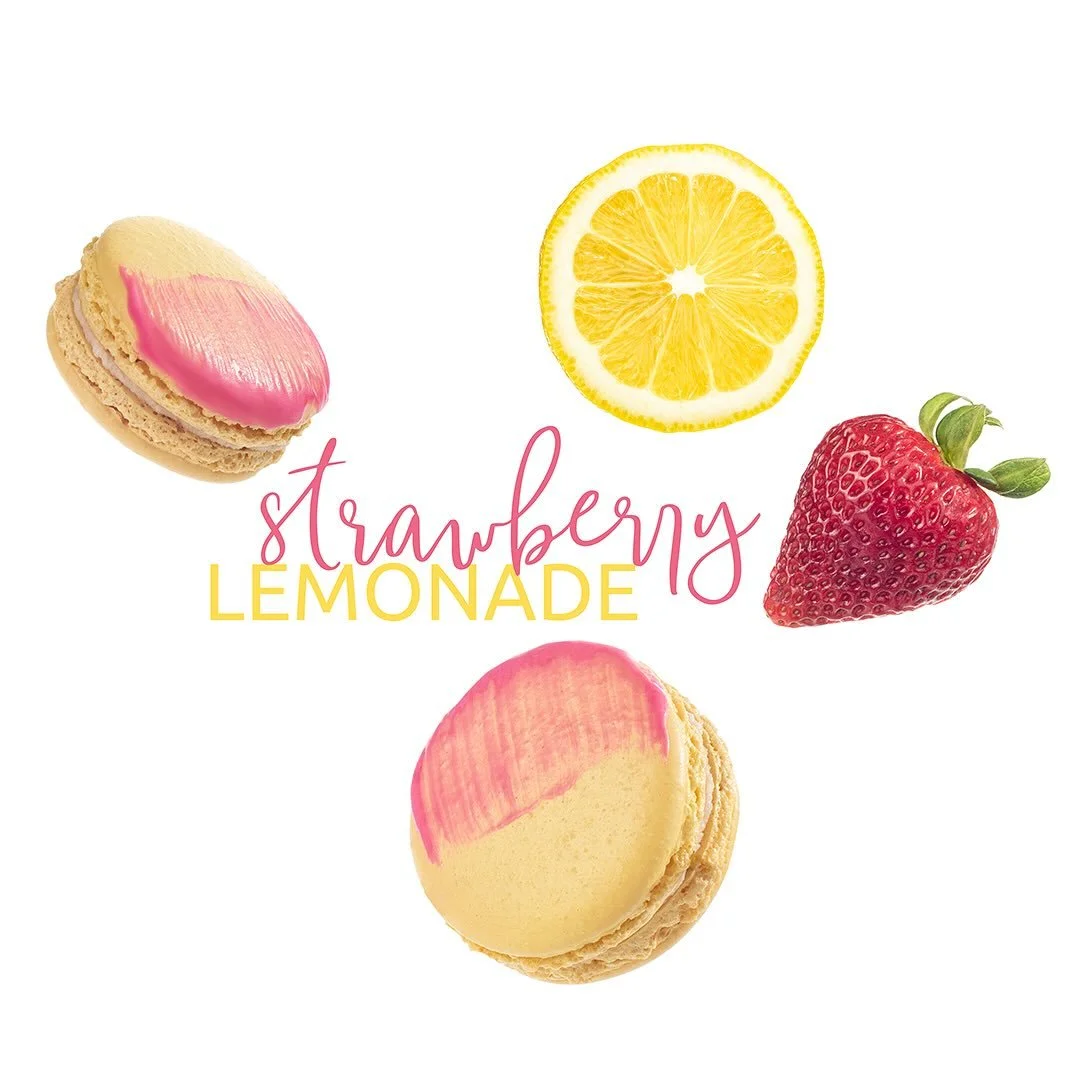The perfect summer flavor is back! Strawberry Lemonade is now available for a limited time in store and online. Lemon and strawberry pur&eacute;es are blended into a light and sweet white chocolate ganache filling for our most refreshing seasonal fla
