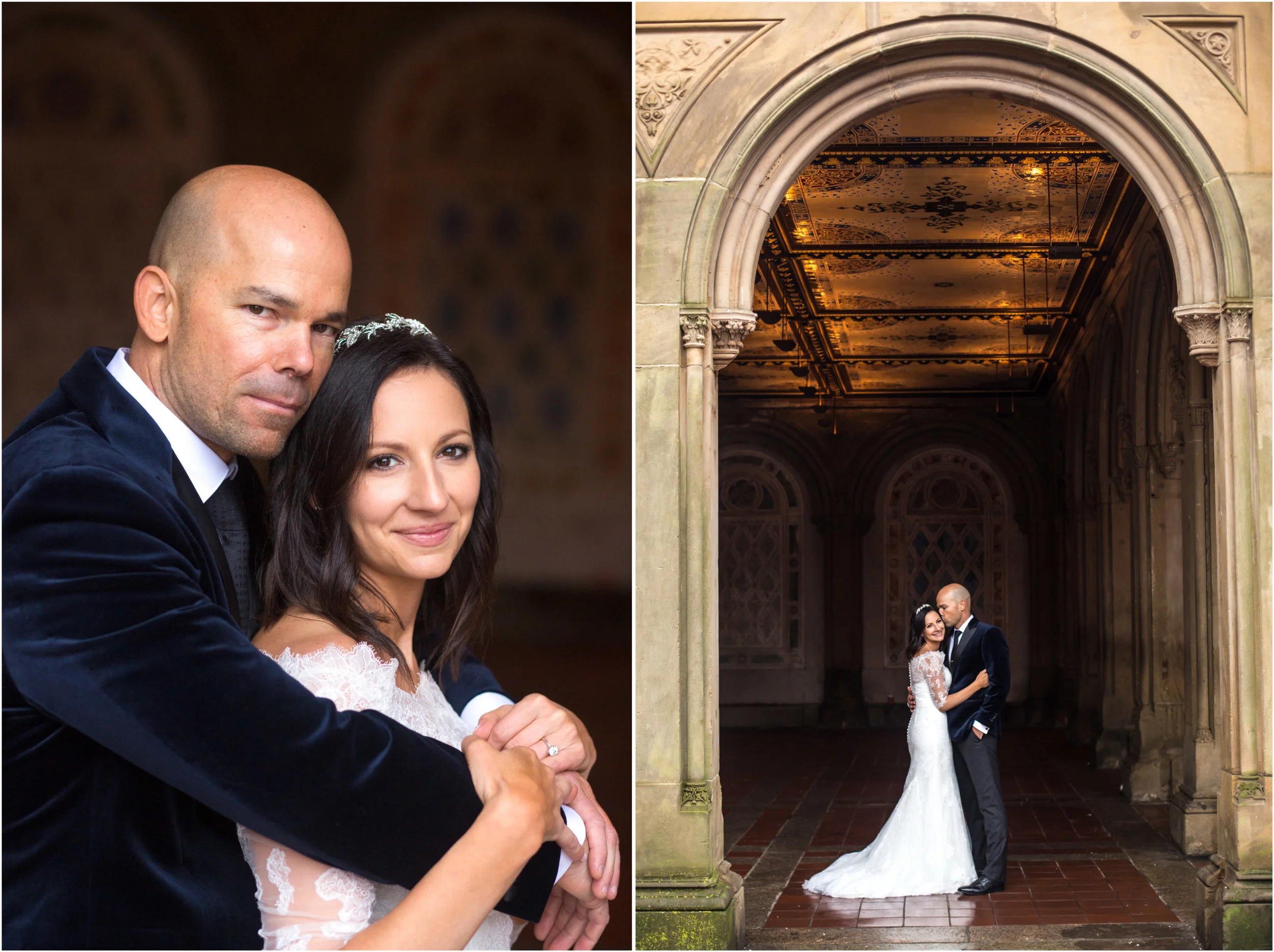 Loeb Boathouse Wedding Central Park Rain Park Lane Hotel