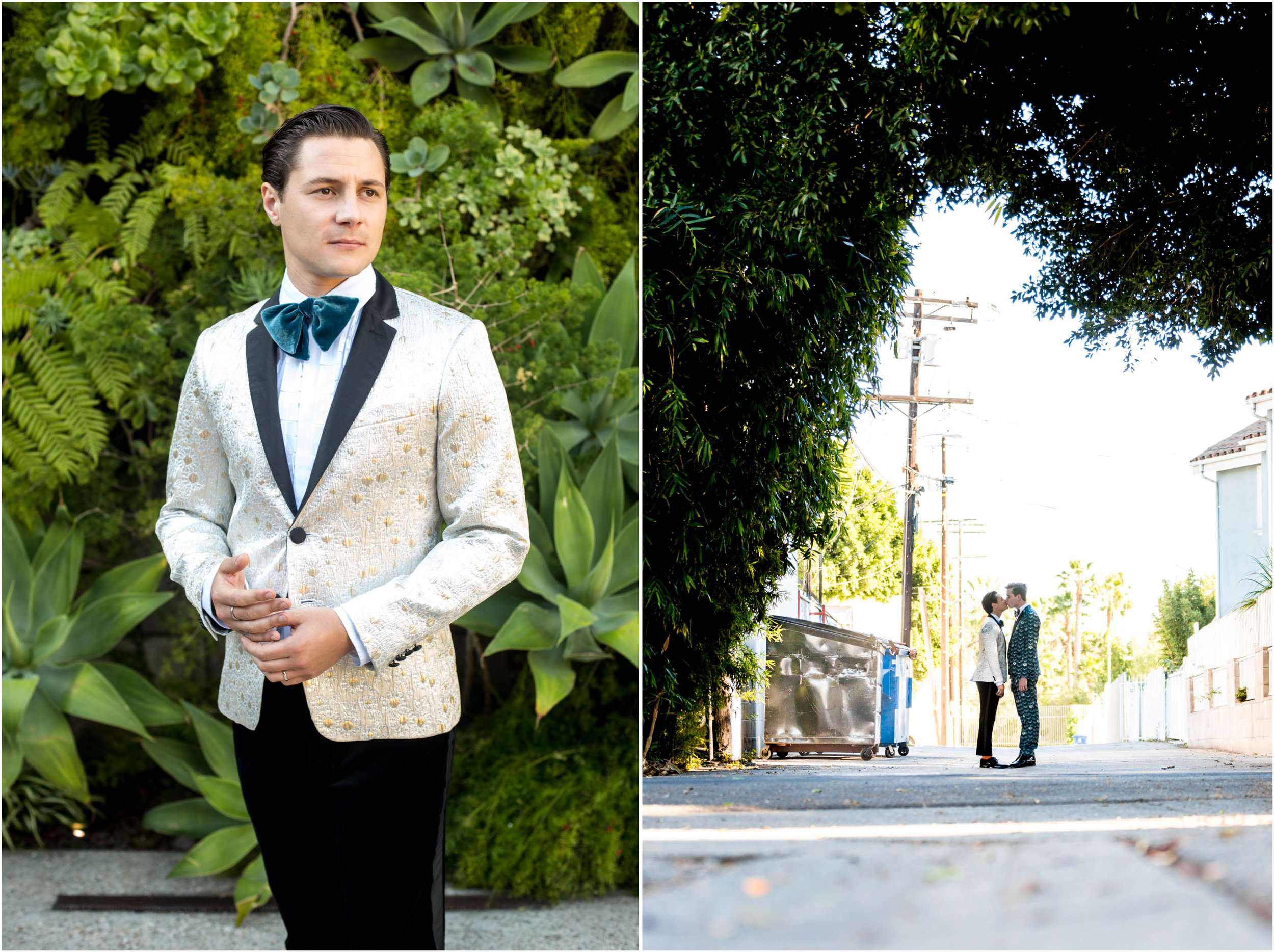 SmogShoppe Wedding LA Augustus Prew Jeffery Self Gay Same Sex Wedding