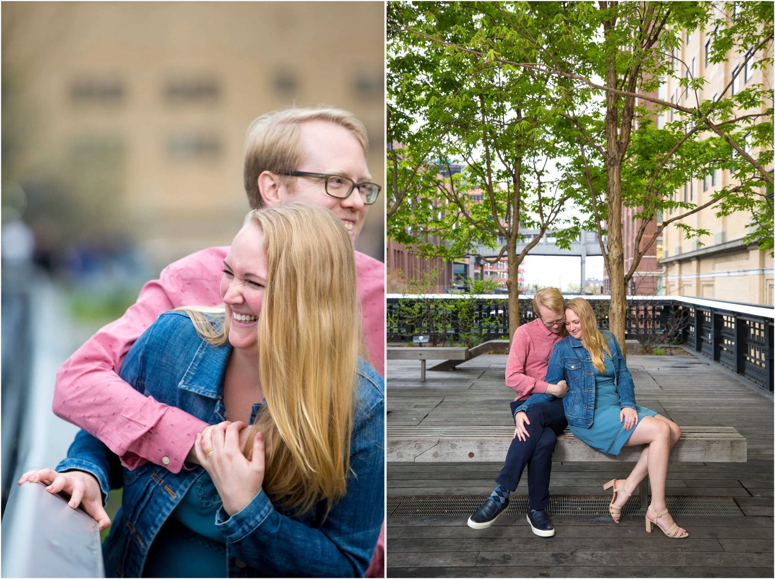 High Line NYC Engagement Session Photo Shoot New York City
