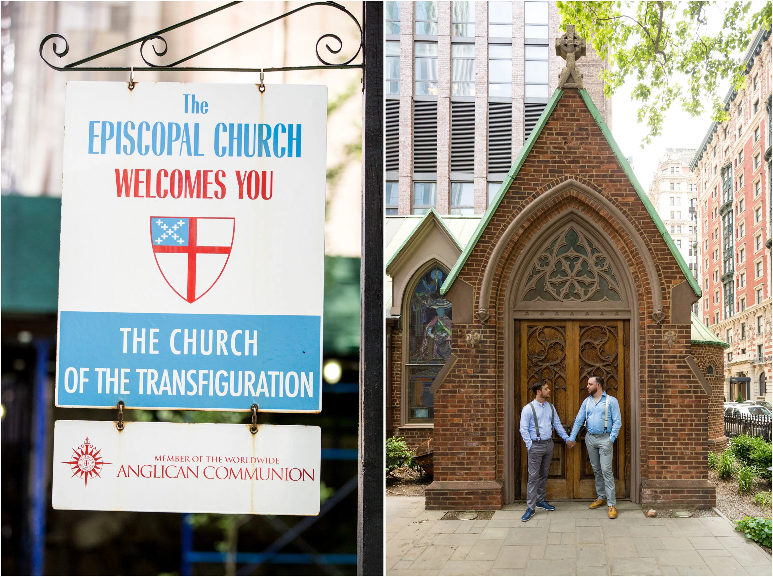 NYC Wedding Photographer Standard Highline Church of the Transfiguration Waverly Inn Same Sex