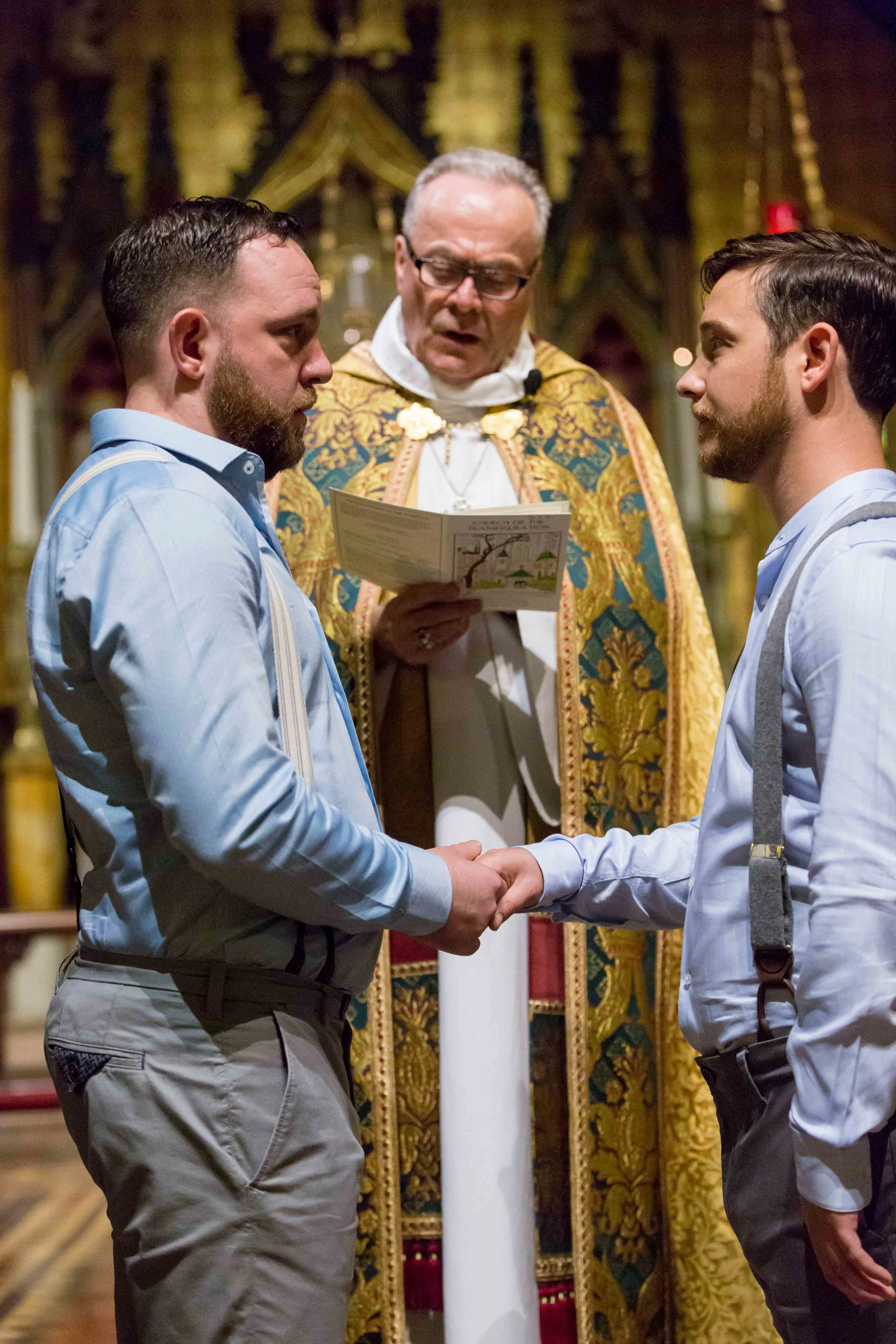 NYC Wedding Photographer Standard Highline Church of the Transfiguration Waverly Inn Same Sex