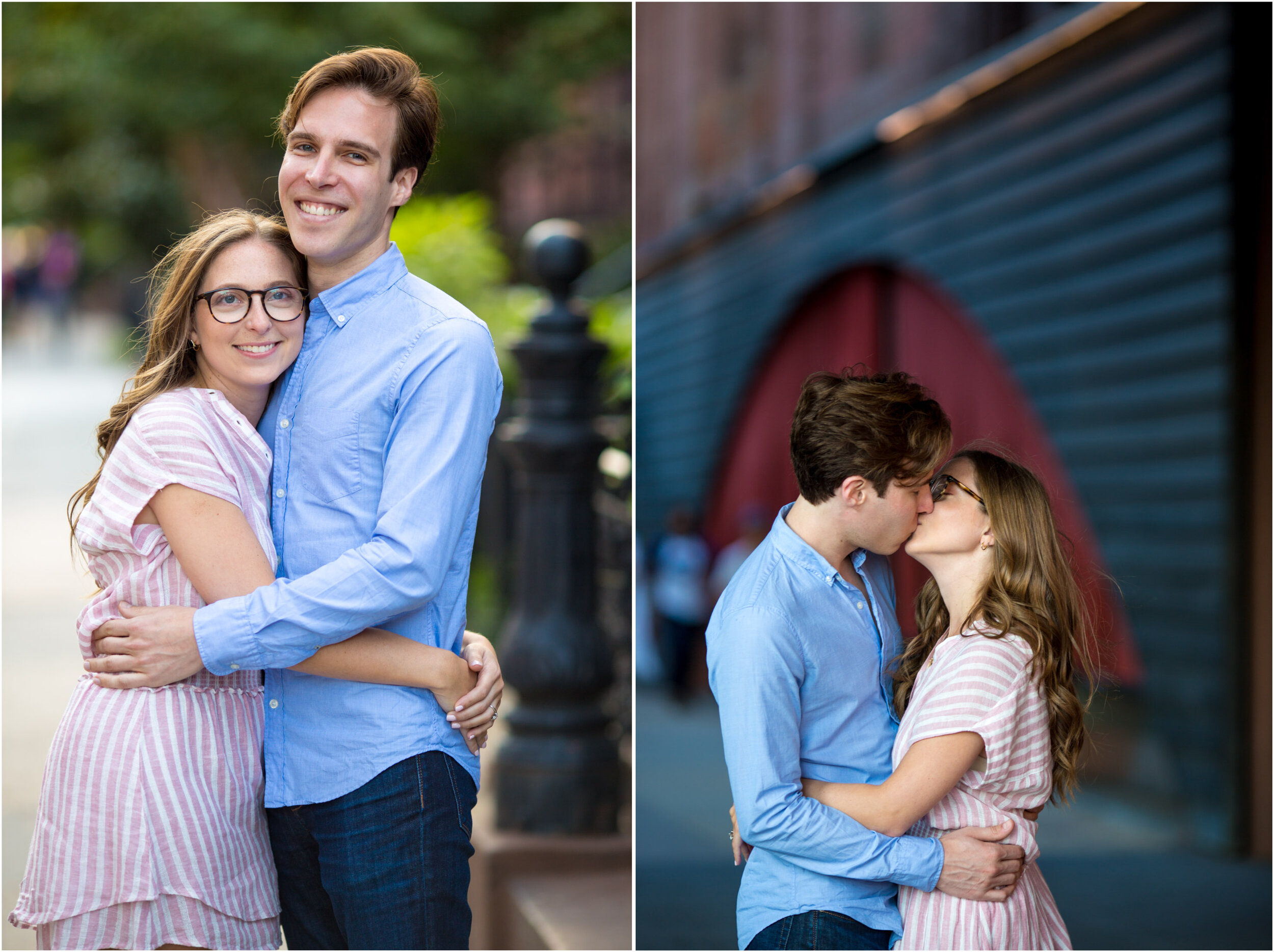 NYC Engagement Photographer New York City Wedding Photo Session Shoot West Village