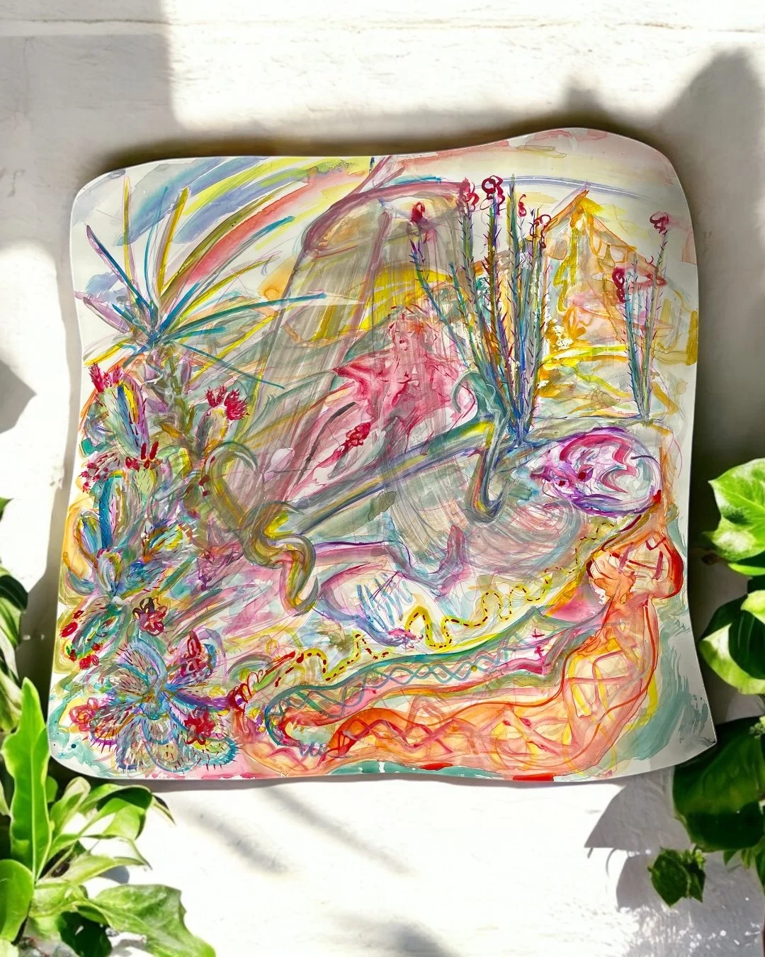 Sleeping Outside in Summer, Painting, 2025.JPG