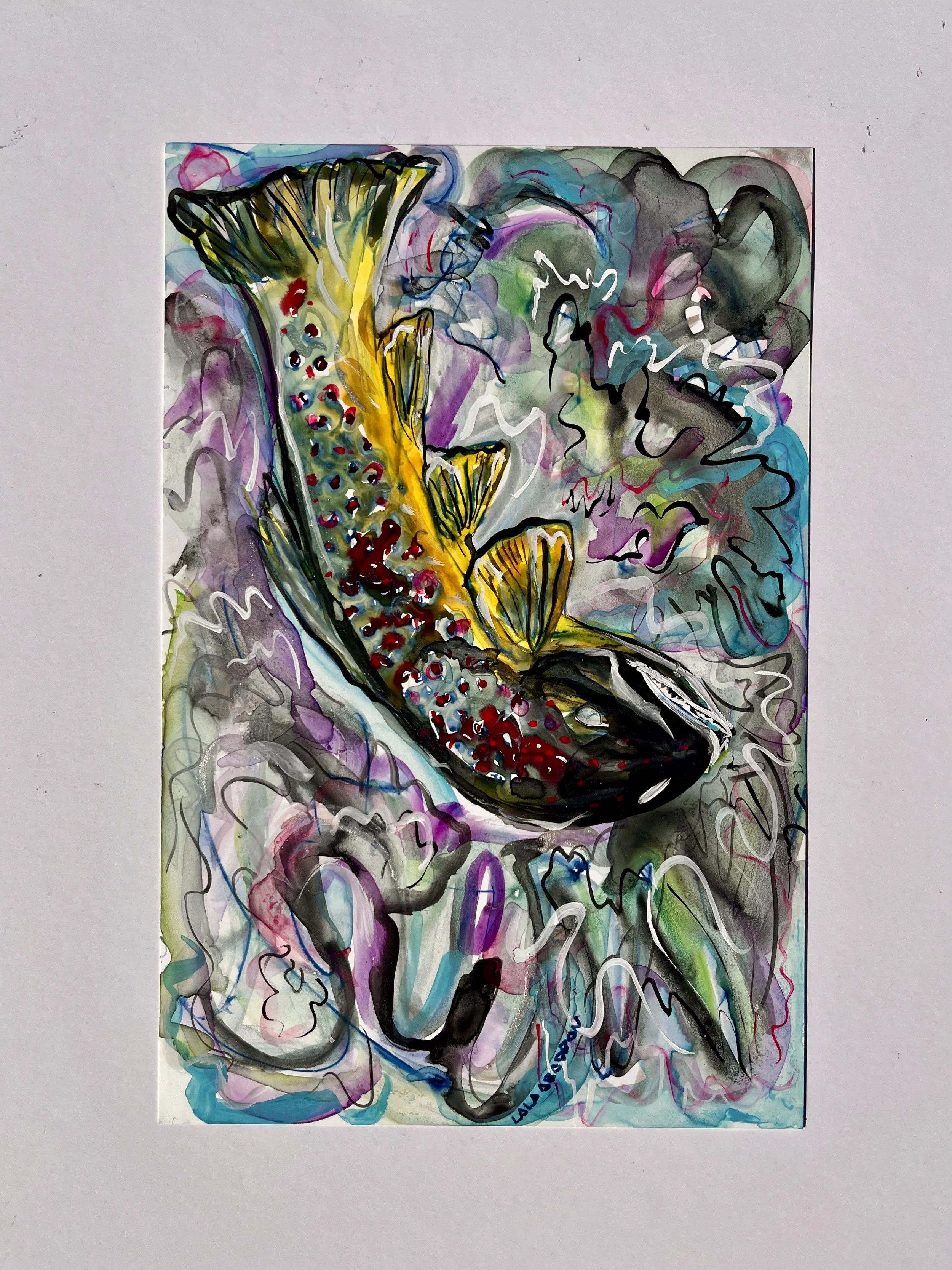 5x7 painting trout.jpg
