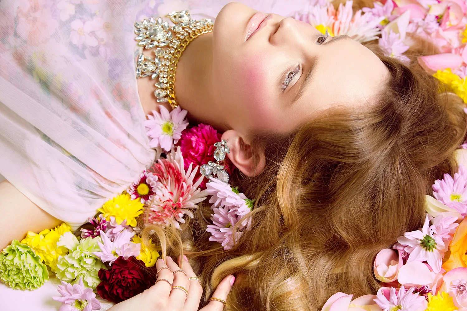 Jules in the Flowers