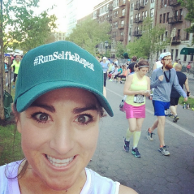 running with a cap