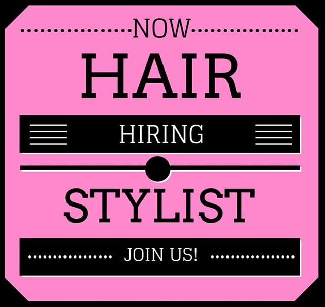 WE ARE EXPANDING OUR TEAM!!!
Looking to rent out a chair or hire a stylist with own clientele. Please hand resume into the salon. If you have any question please contact us at the salon @ 519-941-5444 #nowhiring #hairstylist