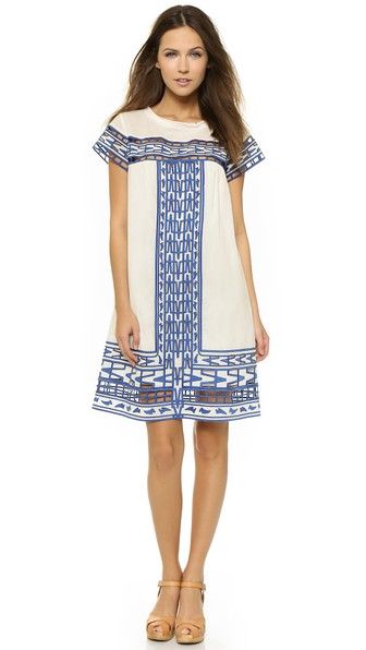 sea cutout embroidered dress, $261 (also available here )