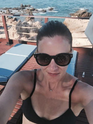 not one for selfies. the rosé made me do it...