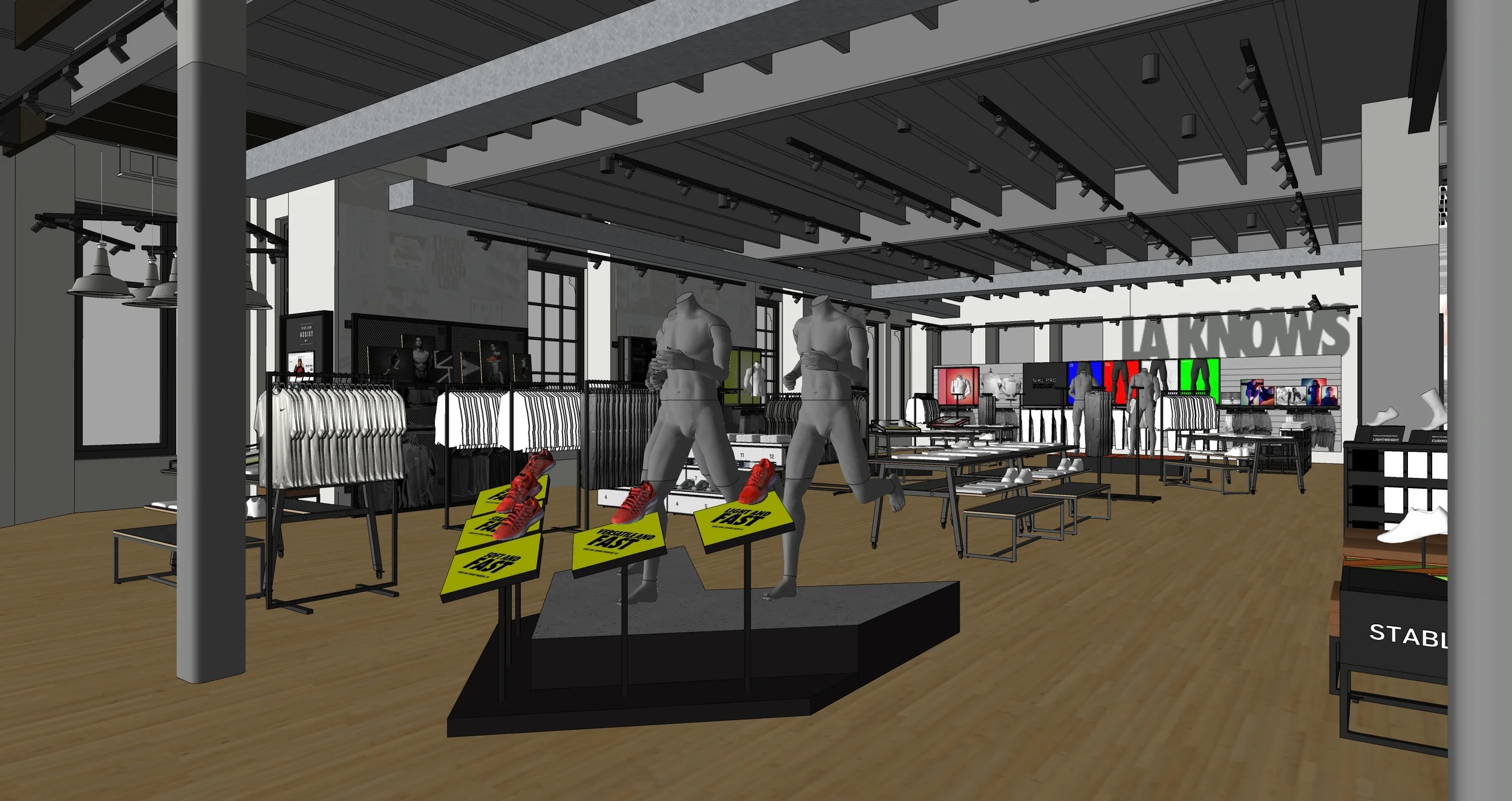 Men's Running Platform