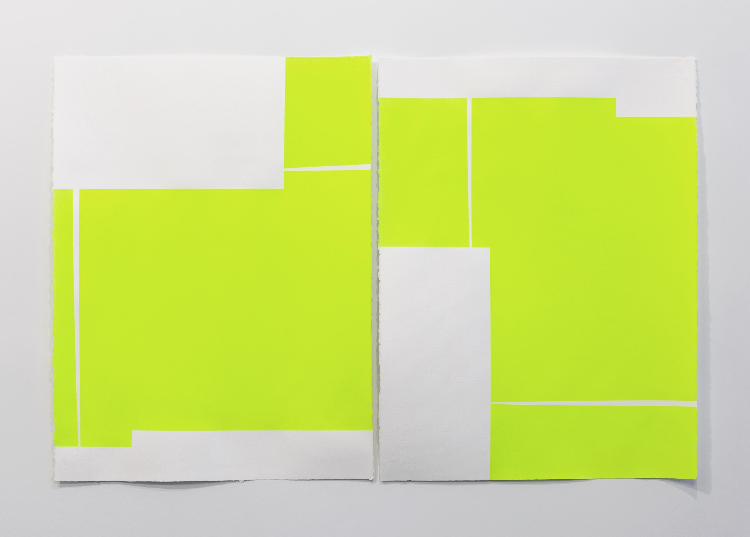 chartreuse diptych