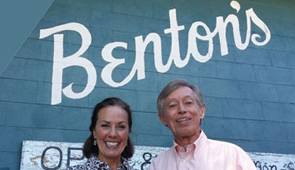 Amy with Allan Benton October, 2014.